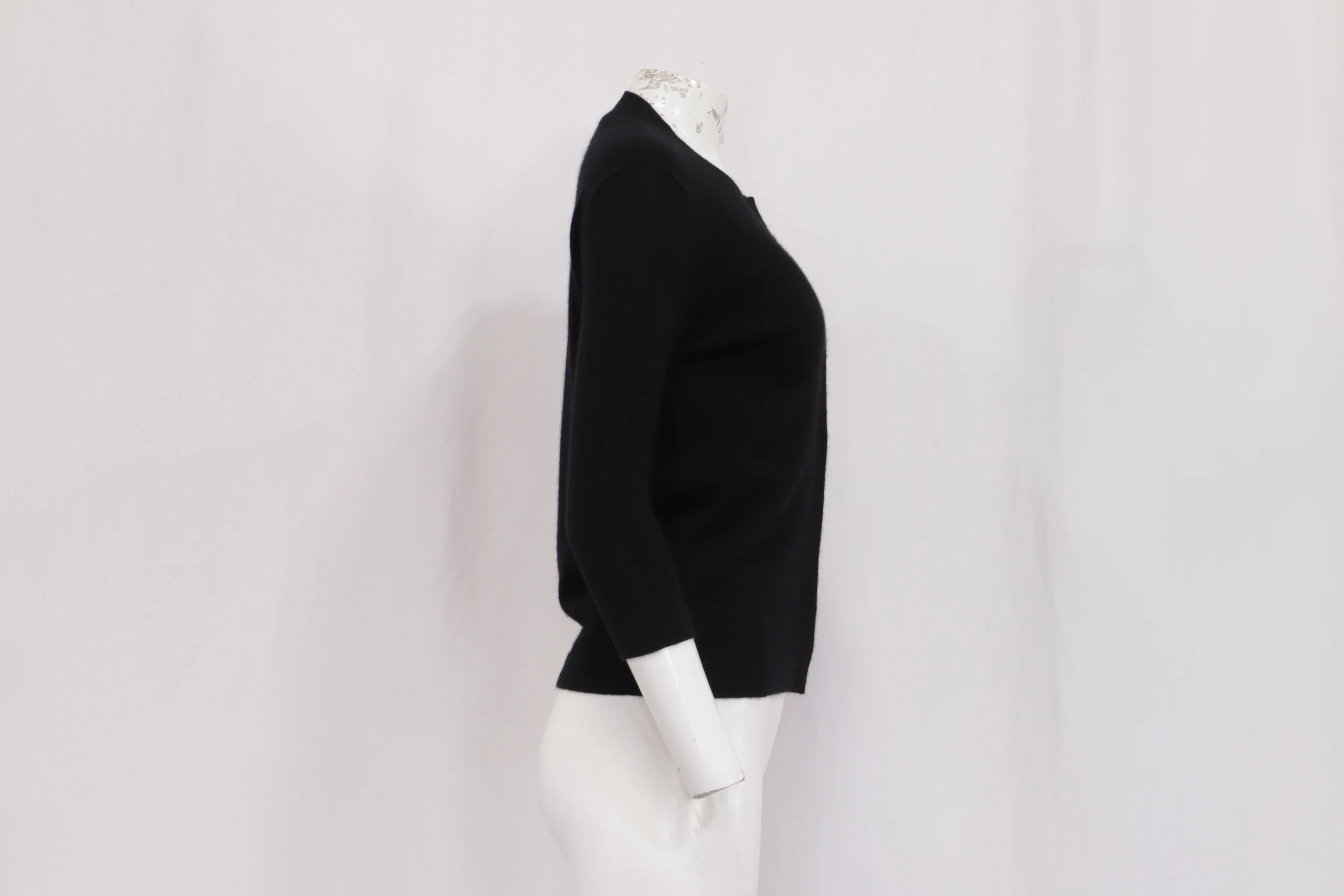 Women's Balenciaga Knit Cardigan in Black Cashmere - Image 10