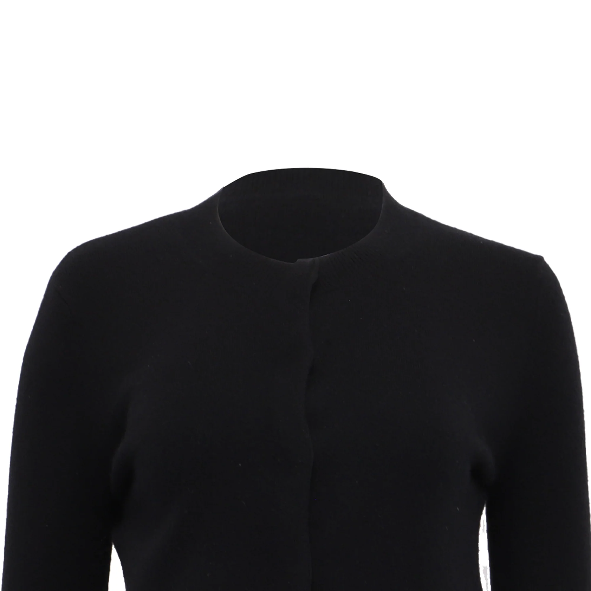 Women's Balenciaga Knit Cardigan in Black Cashmere - Image 2