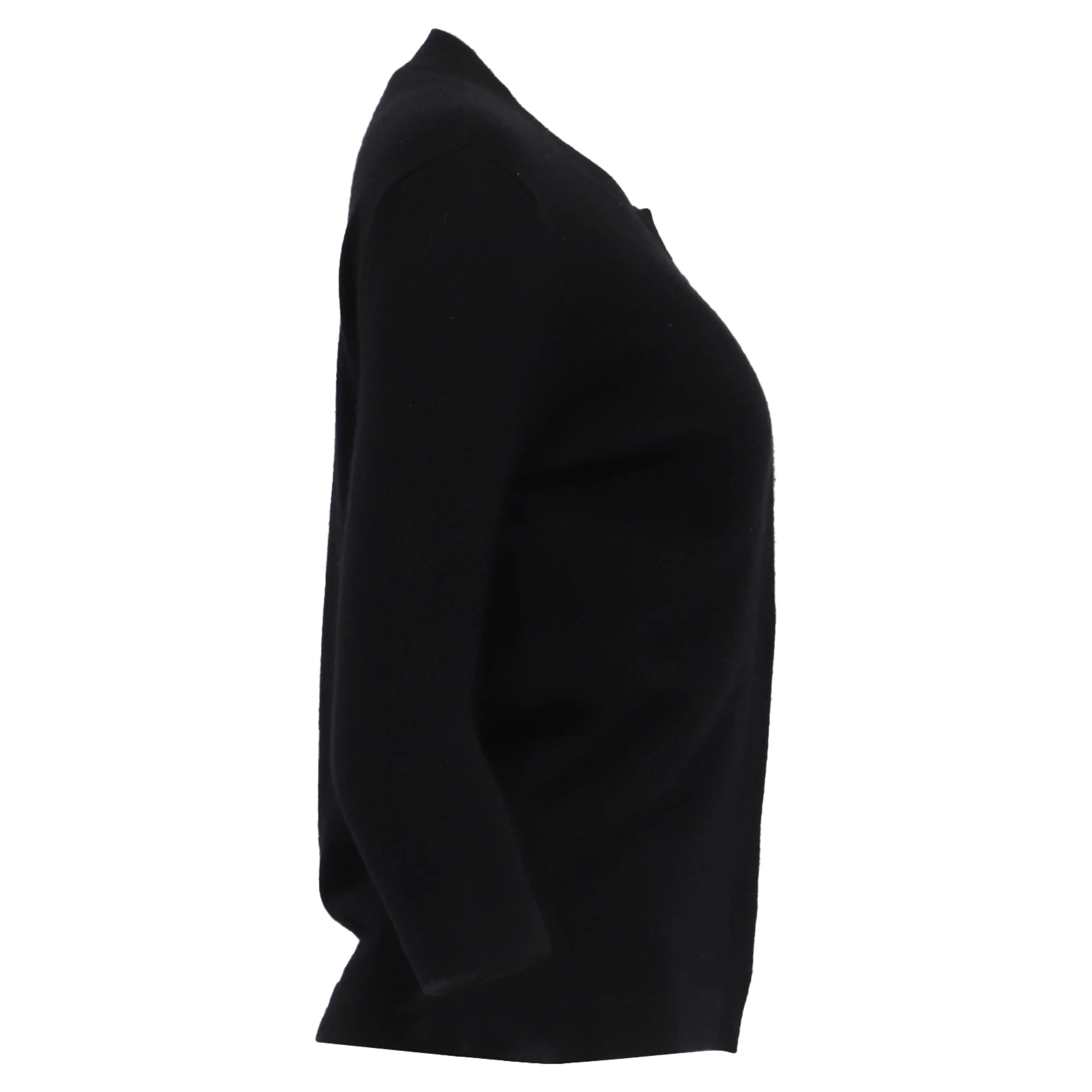 Women's Balenciaga Knit Cardigan in Black Cashmere - Image 3