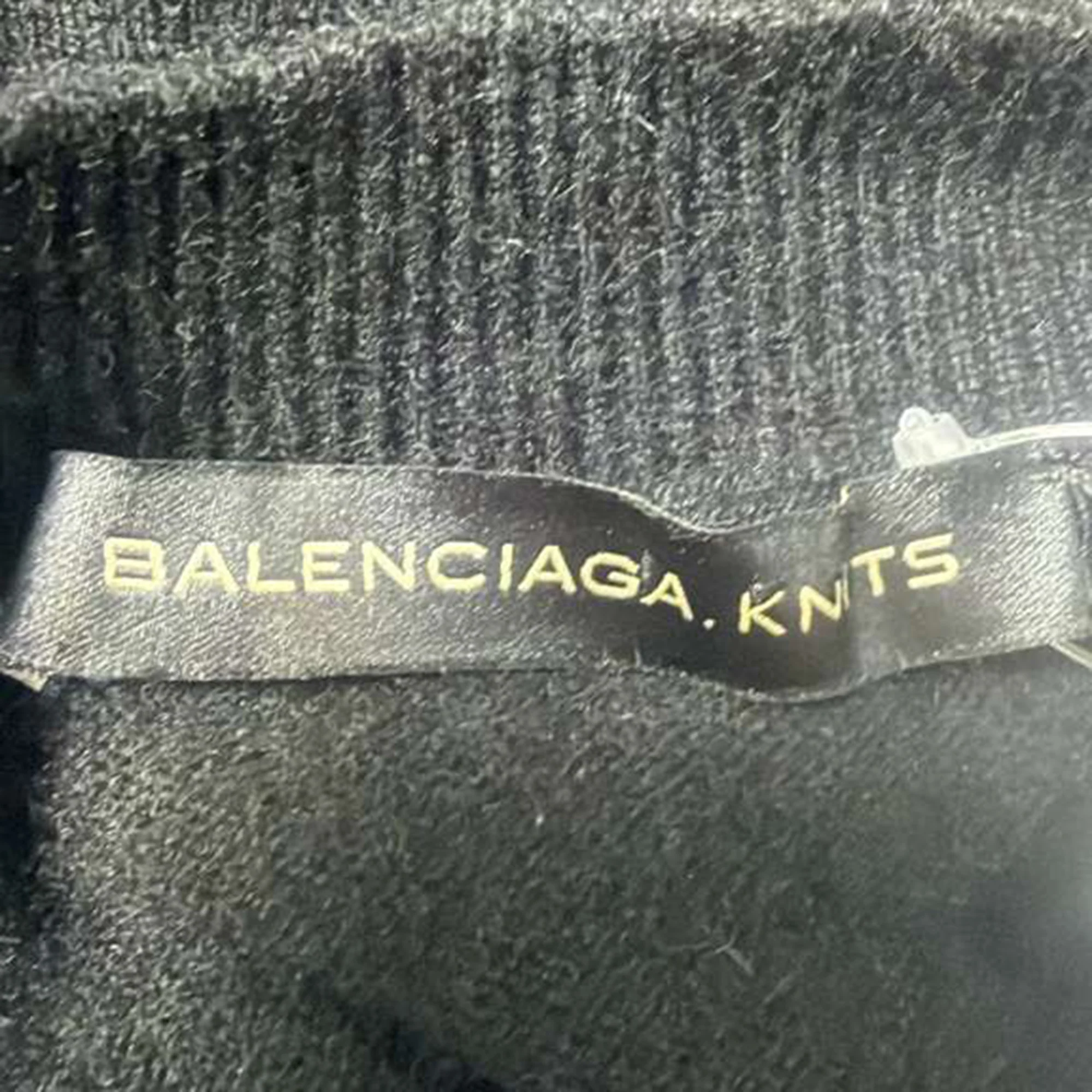 Women's Balenciaga Knit Cardigan in Black Cashmere - Image 7