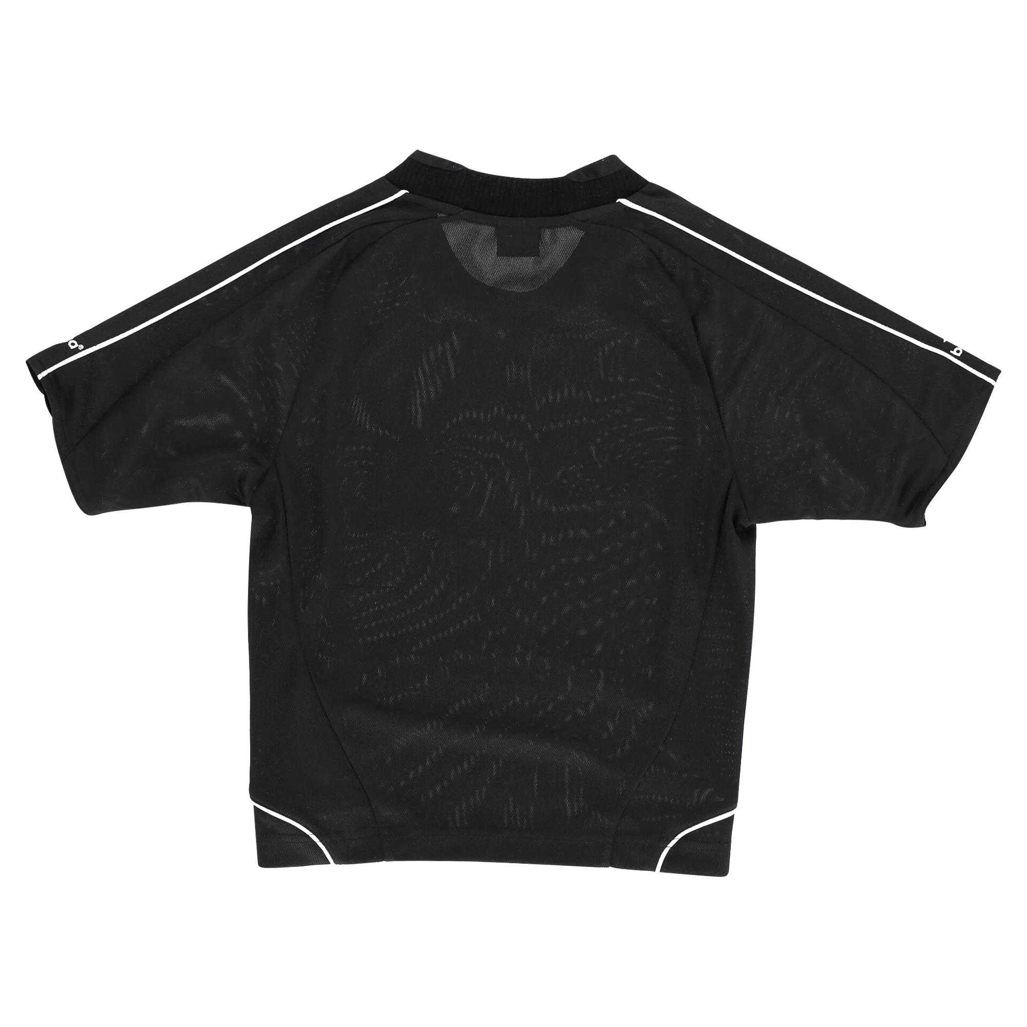 Women's Balenciaga Lion Crest Soccer Jersey T-shirt in Black Polyester - Image 2