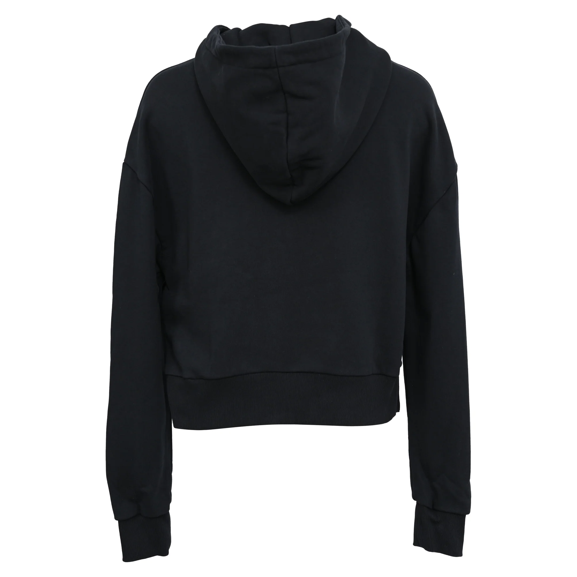 Women's Balmain Logo Hoodie in Black Cotton - Image 3