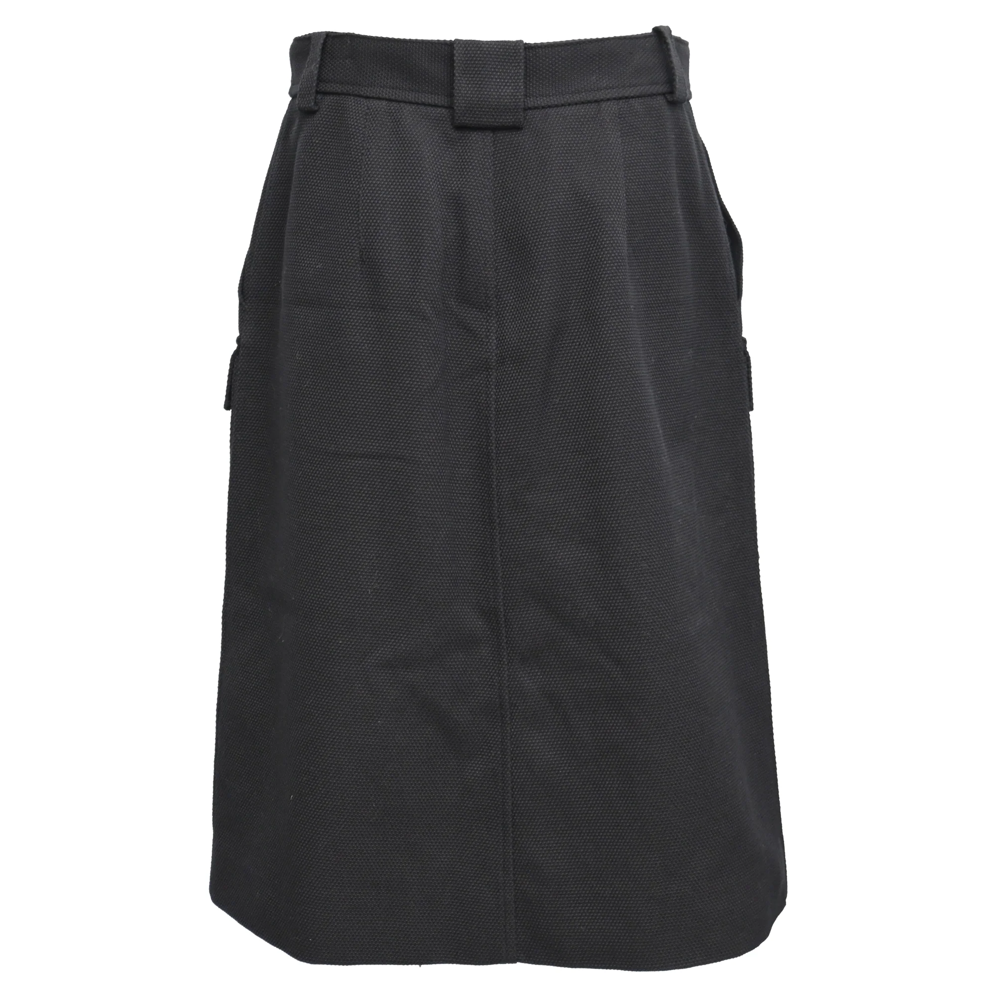 Women's Bottega Veneta Cargo Midi Skirt in Black Cotton - Image 3
