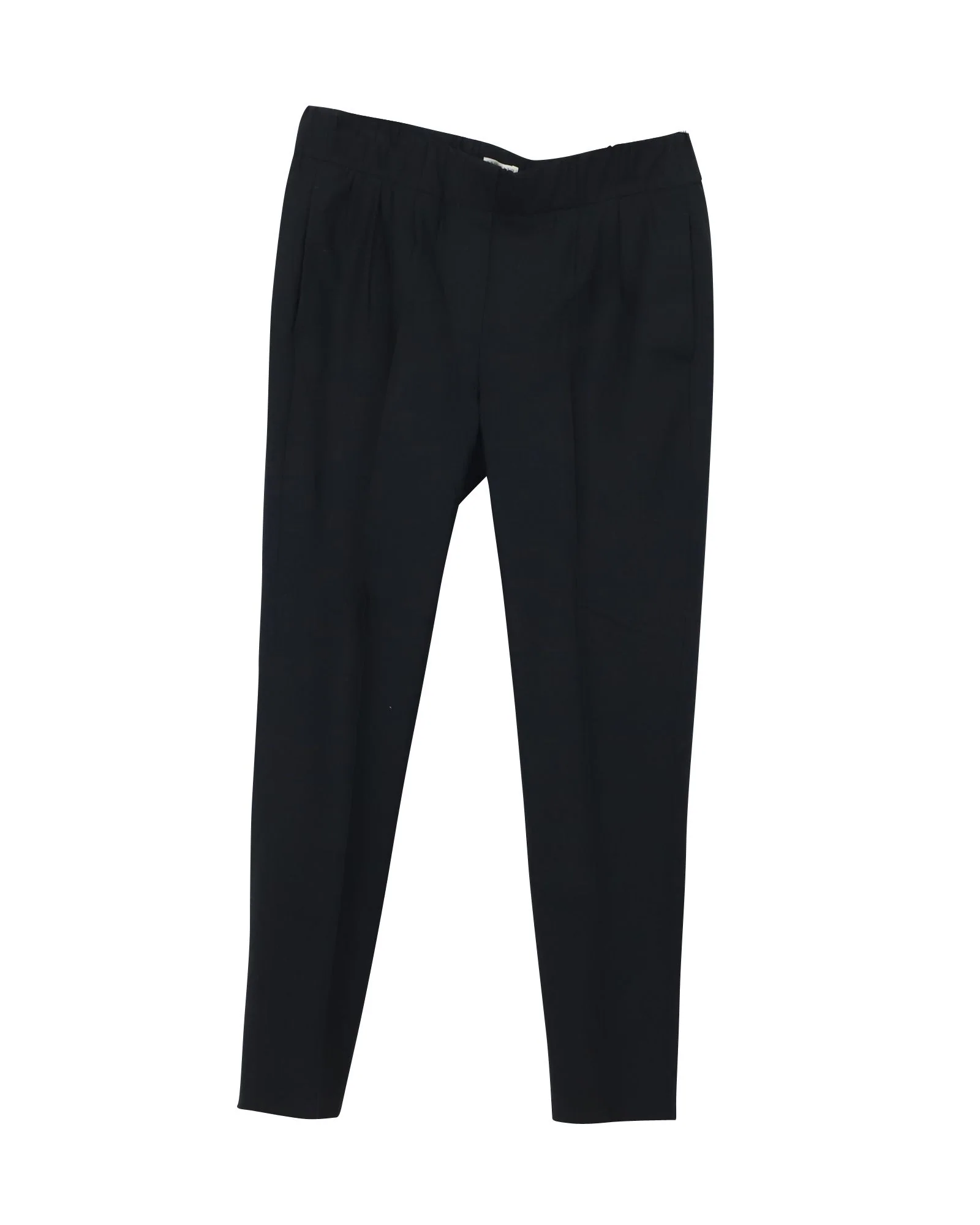 Women's Brunello Cucinelli Trousers in Navy Blue Wool