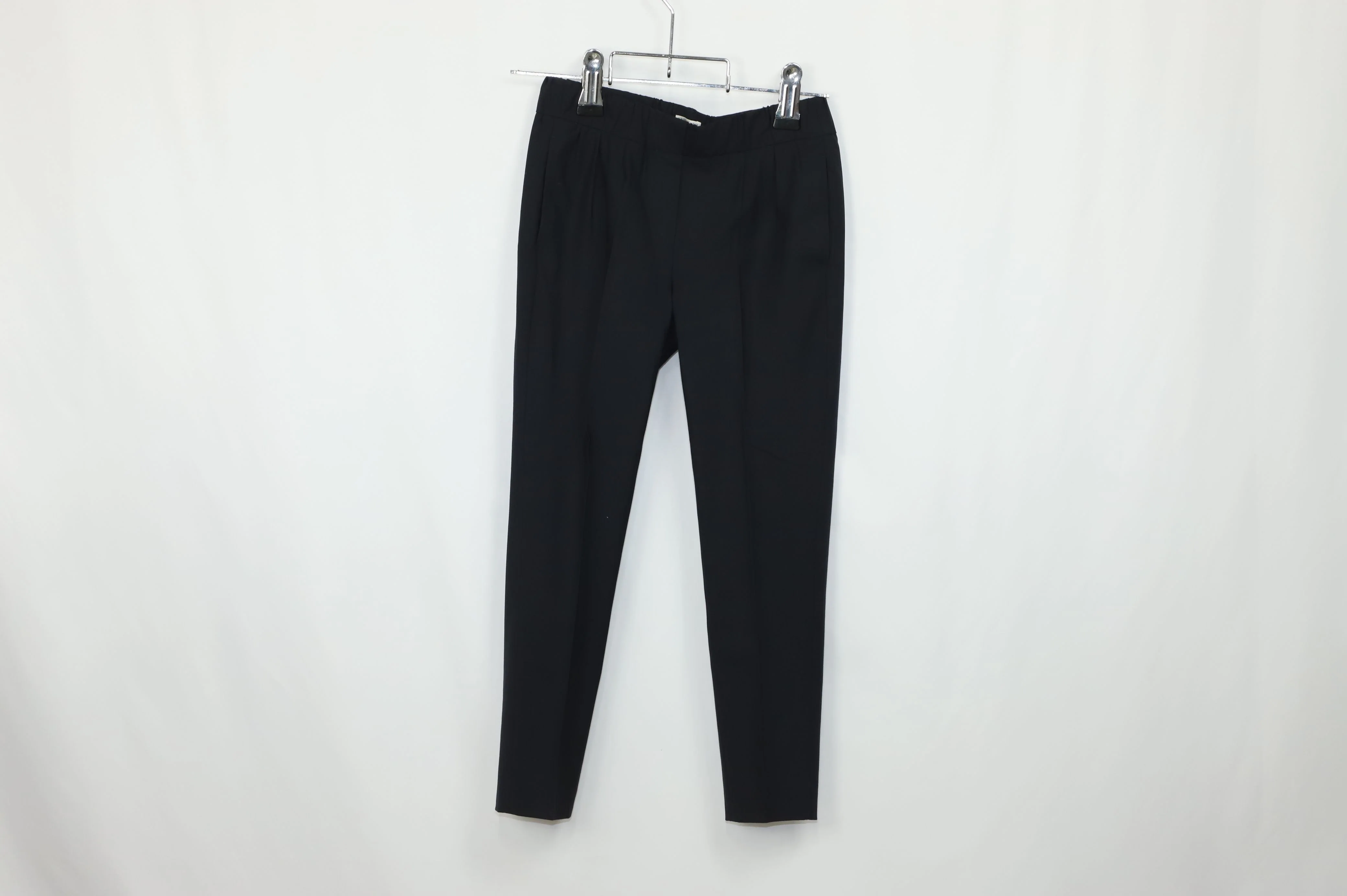Women's Brunello Cucinelli Trousers in Navy Blue Wool - Image 5