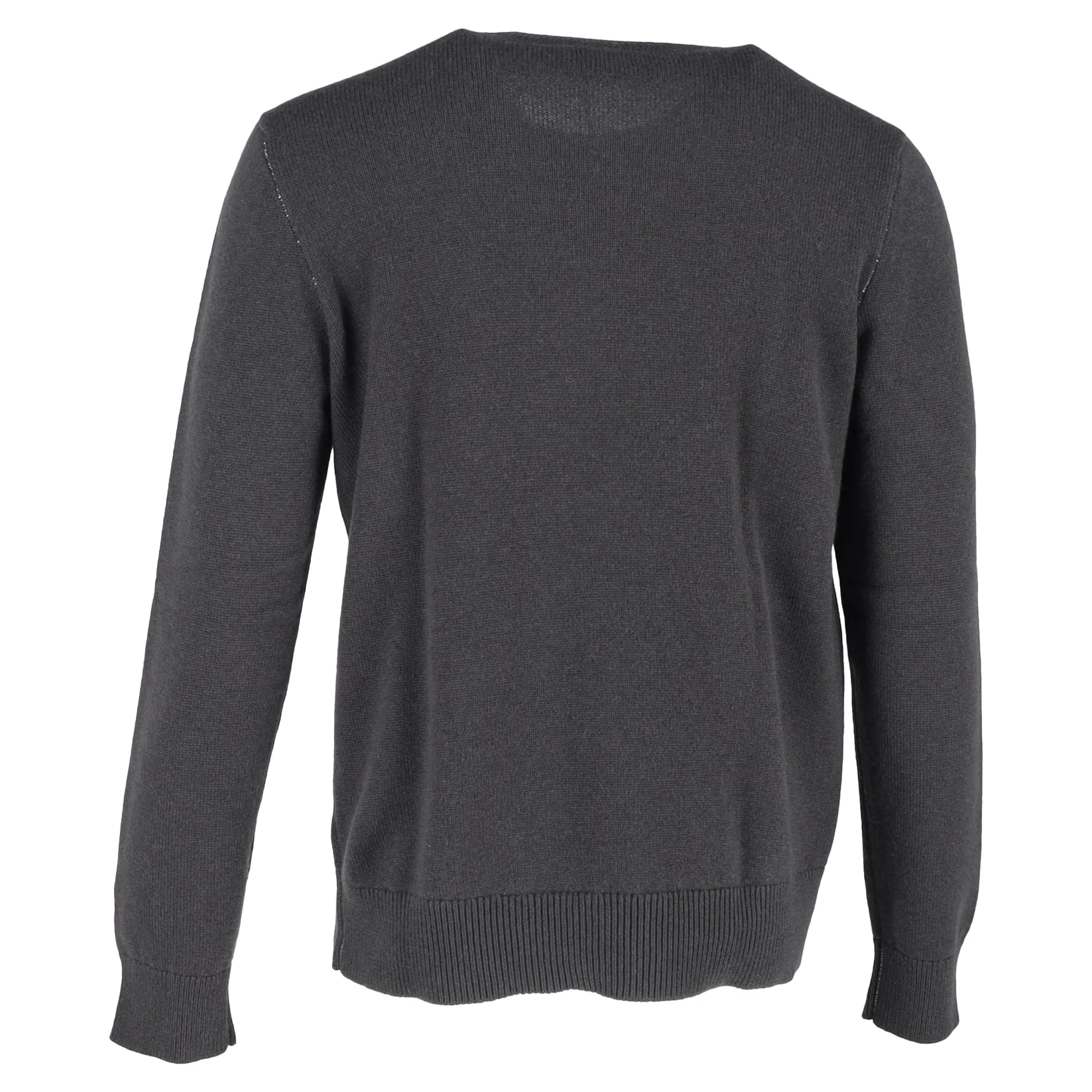 Men's Burberry Equestrian Knight Sweater in Grey Cashmere - Image 3