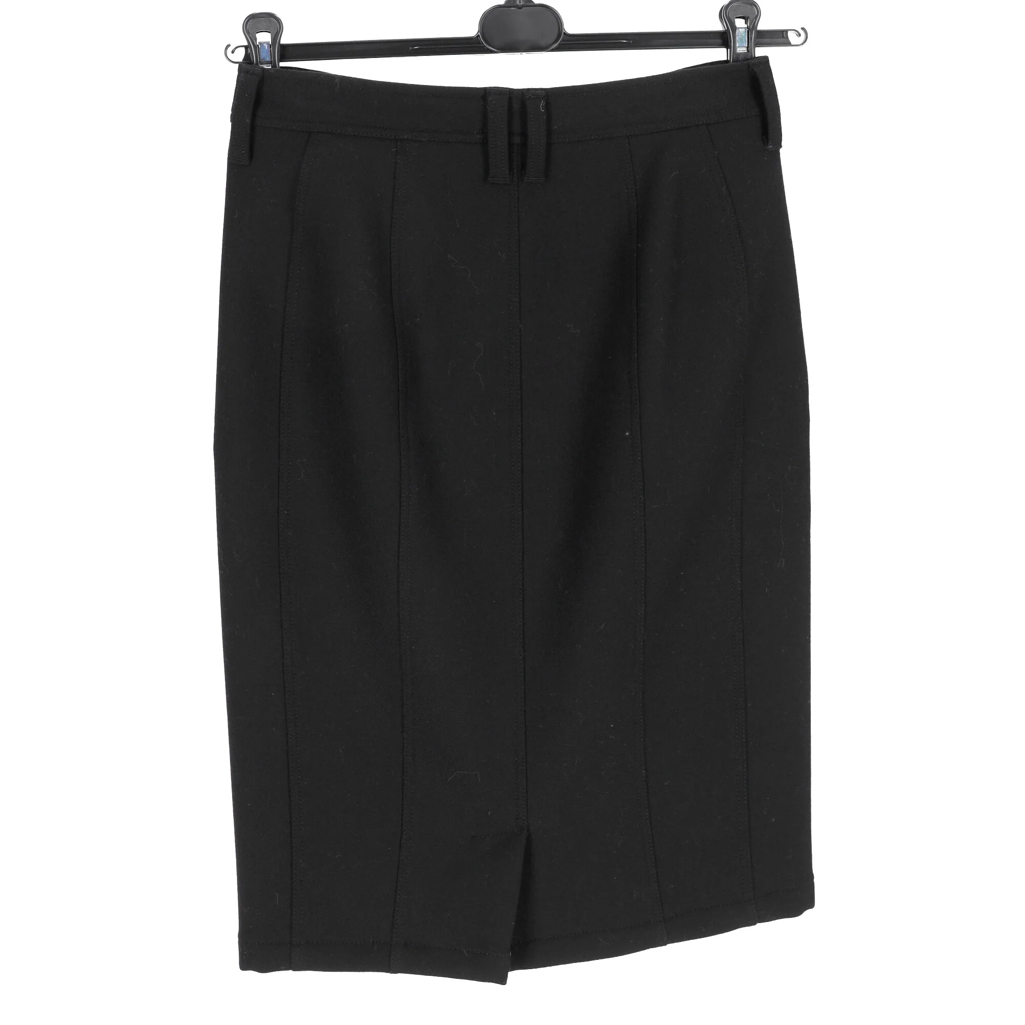 Women's Burberry Brit Pencil Skirt in Black Wool - Image 10