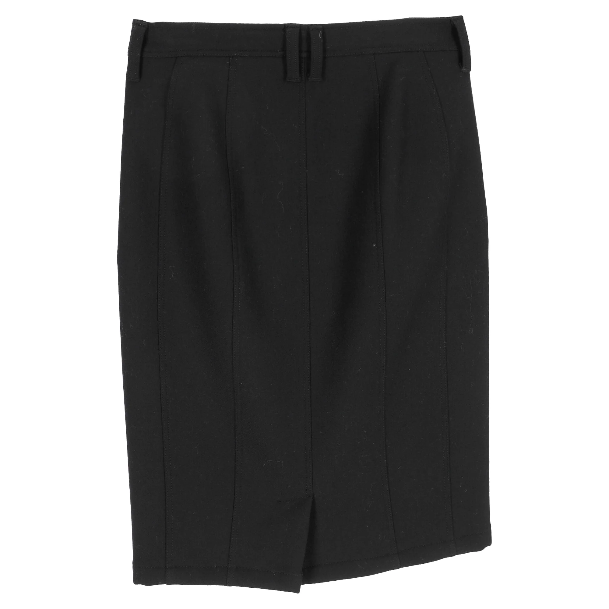 Women's Burberry Brit Pencil Skirt in Black Wool - Image 2