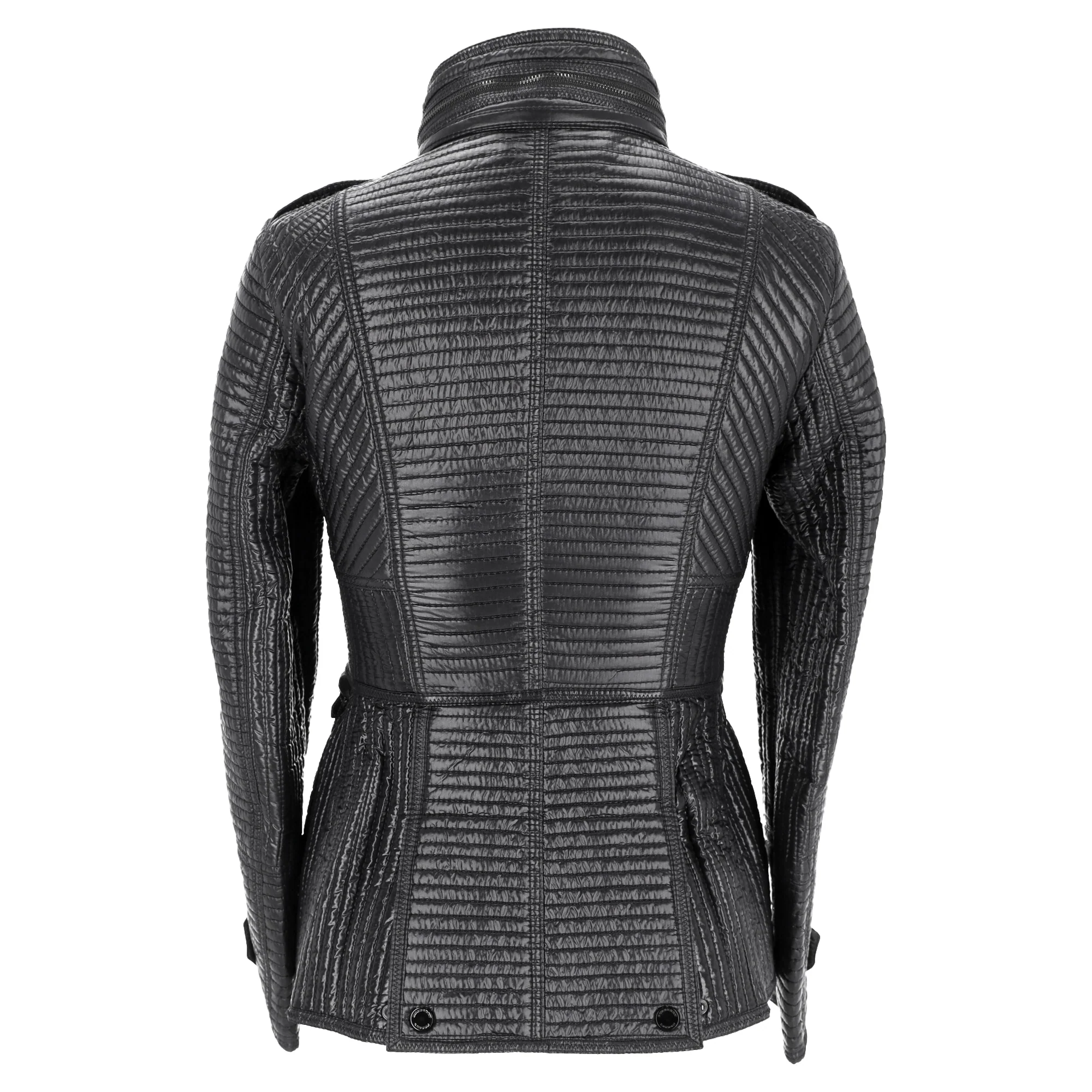 Women's Burberry Quilted Jacket in Black Polyester - Image 3