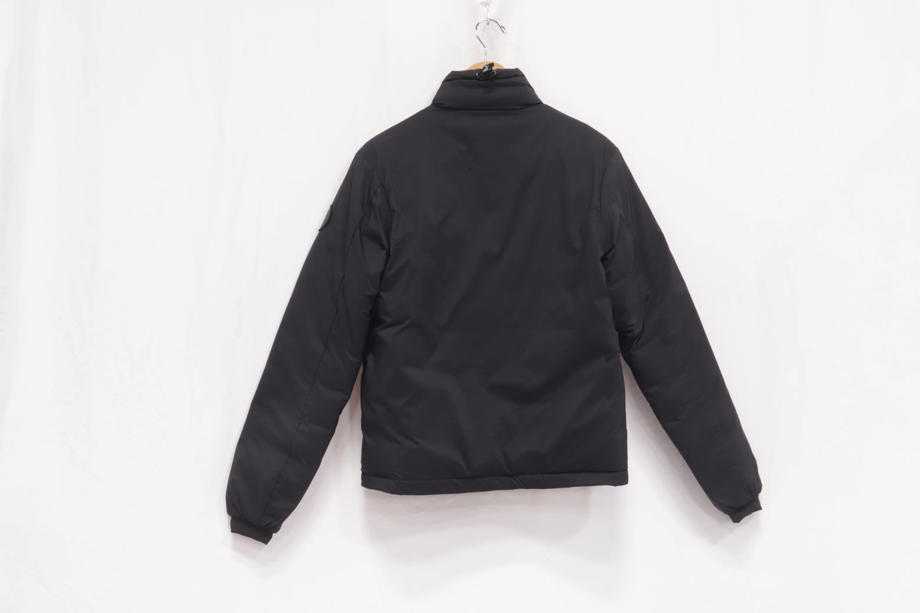 Men's Canada Goose Lodge Packable Quilted Ripstop Down Jacket in Black Nylon - Image 9