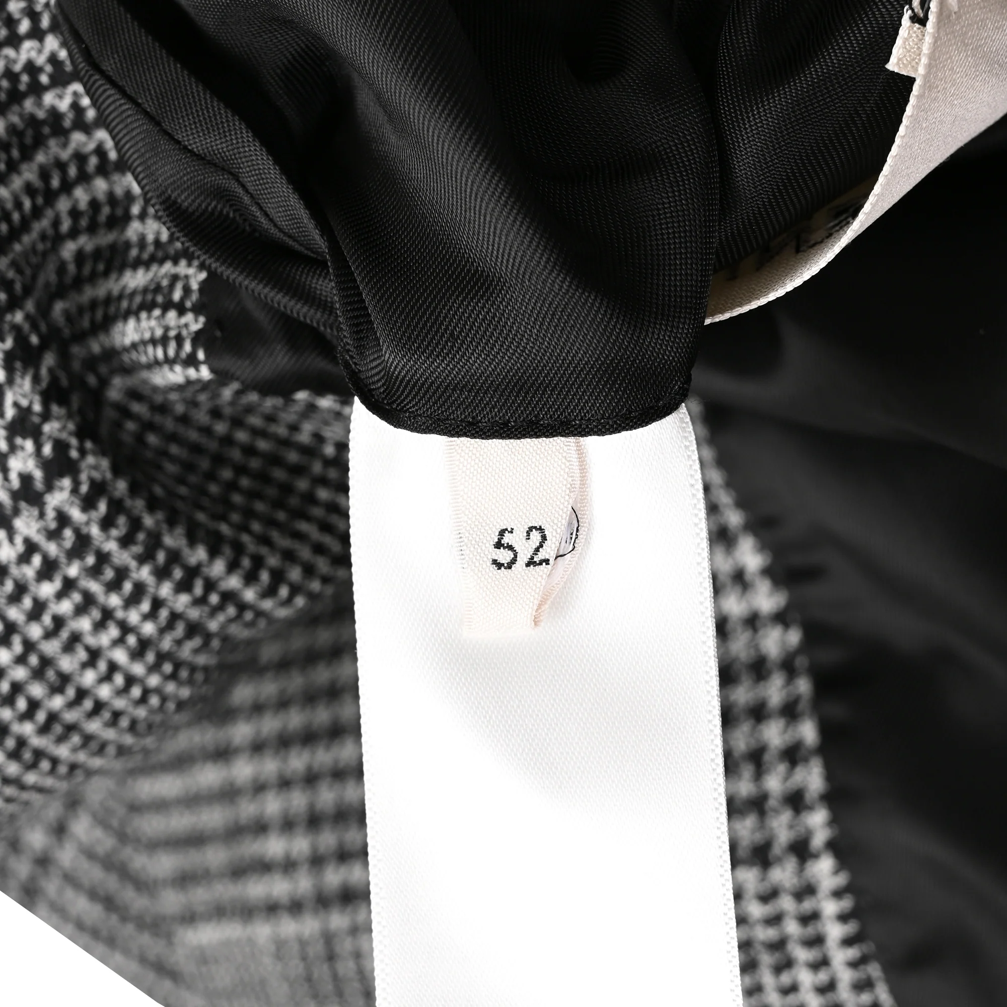 Men's Celine Single-Breasted Plaid Tweed Blazer in Grey Wool - Image 6