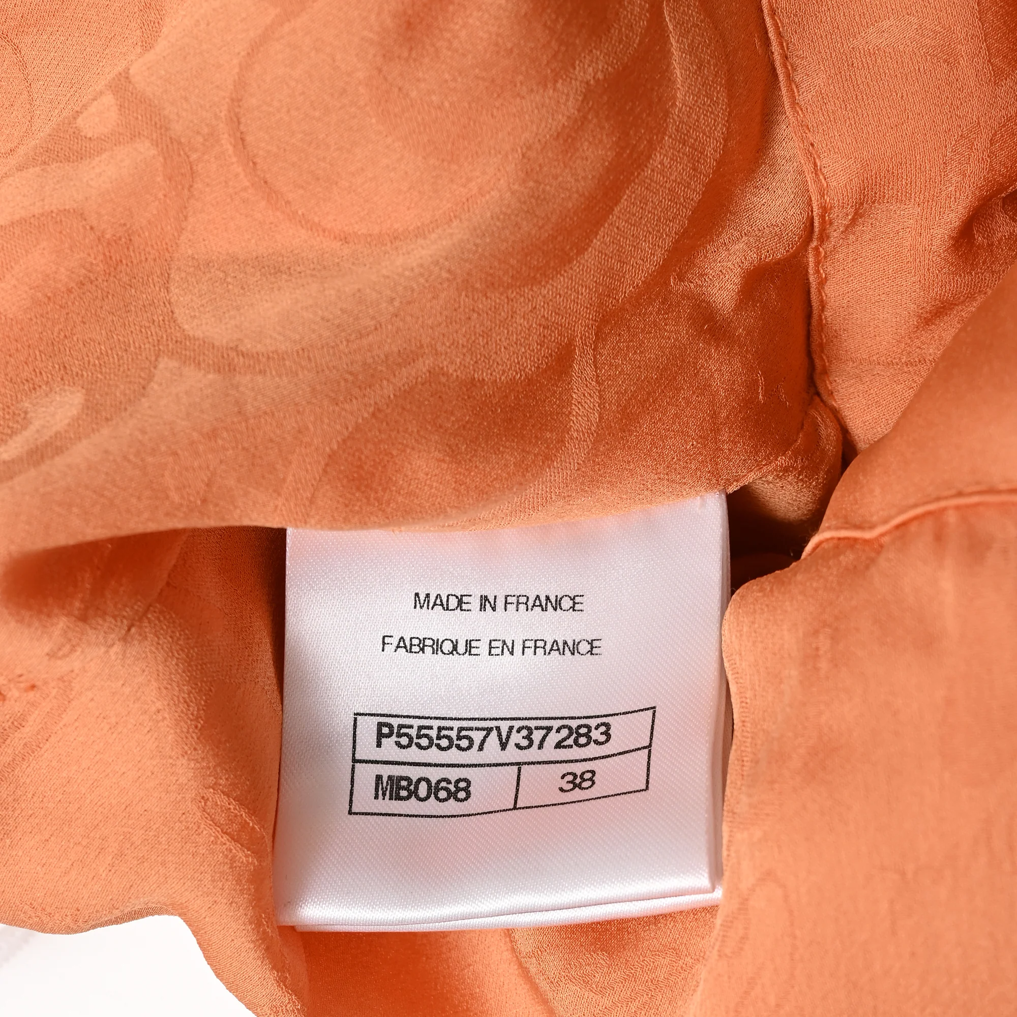 Women's Chanel Tweed Pockets Accent Mini Dress in Orange Polyester - Image 6