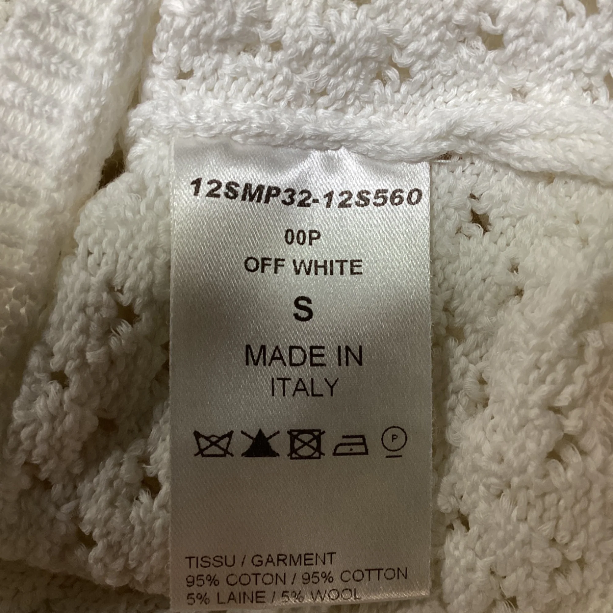 Women's Chloé Crochet-Knit Sweater in White Cotton - Image 5