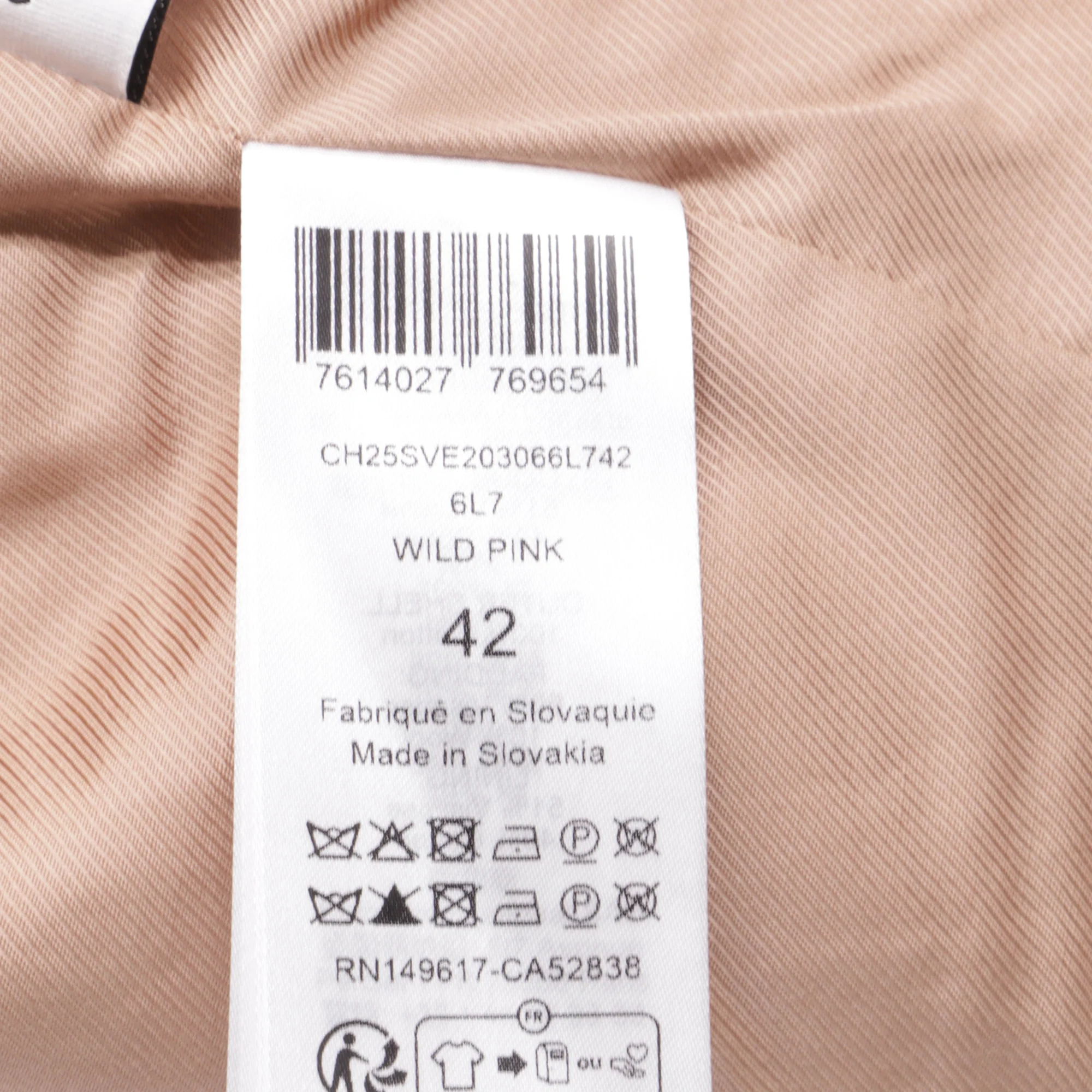Women's Chloé Cropped Corduroy Jacket in Pink Cotton - Image 6