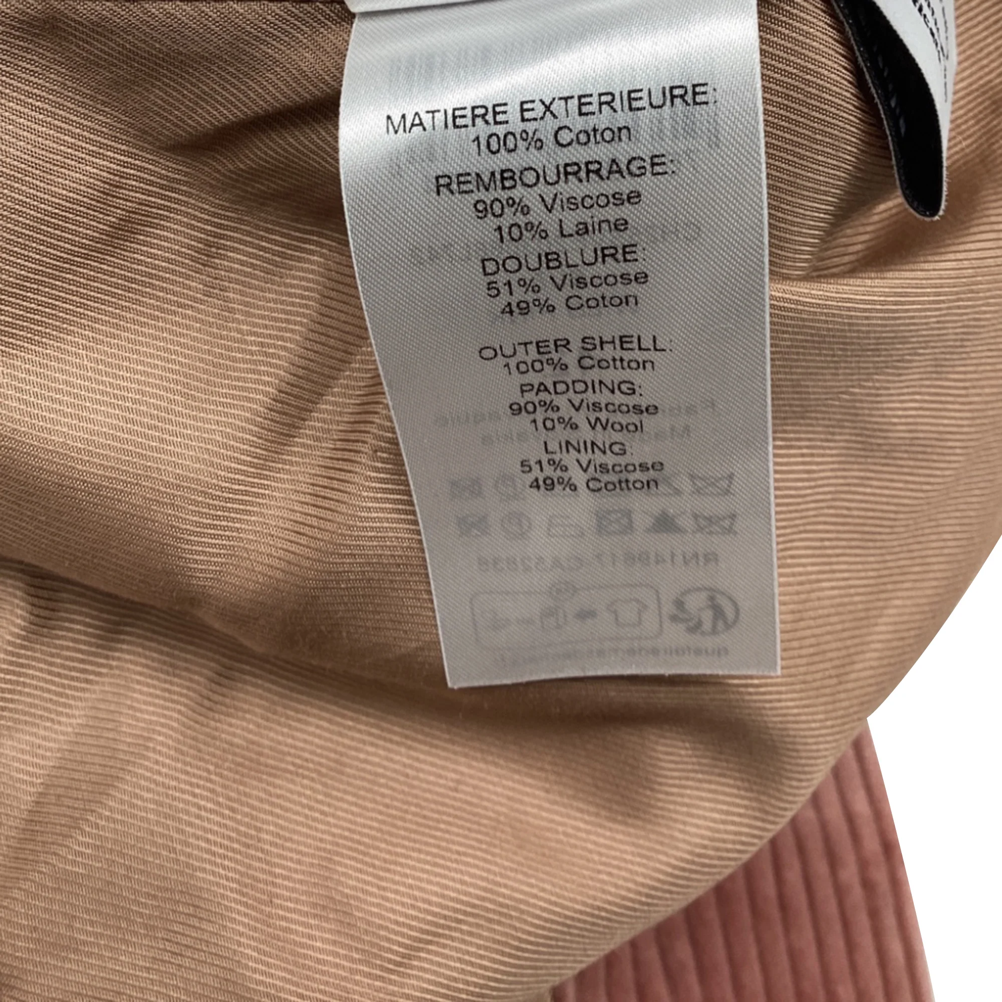 Women's Chloé Cropped Corduroy Jacket in Pink Cotton - Image 7