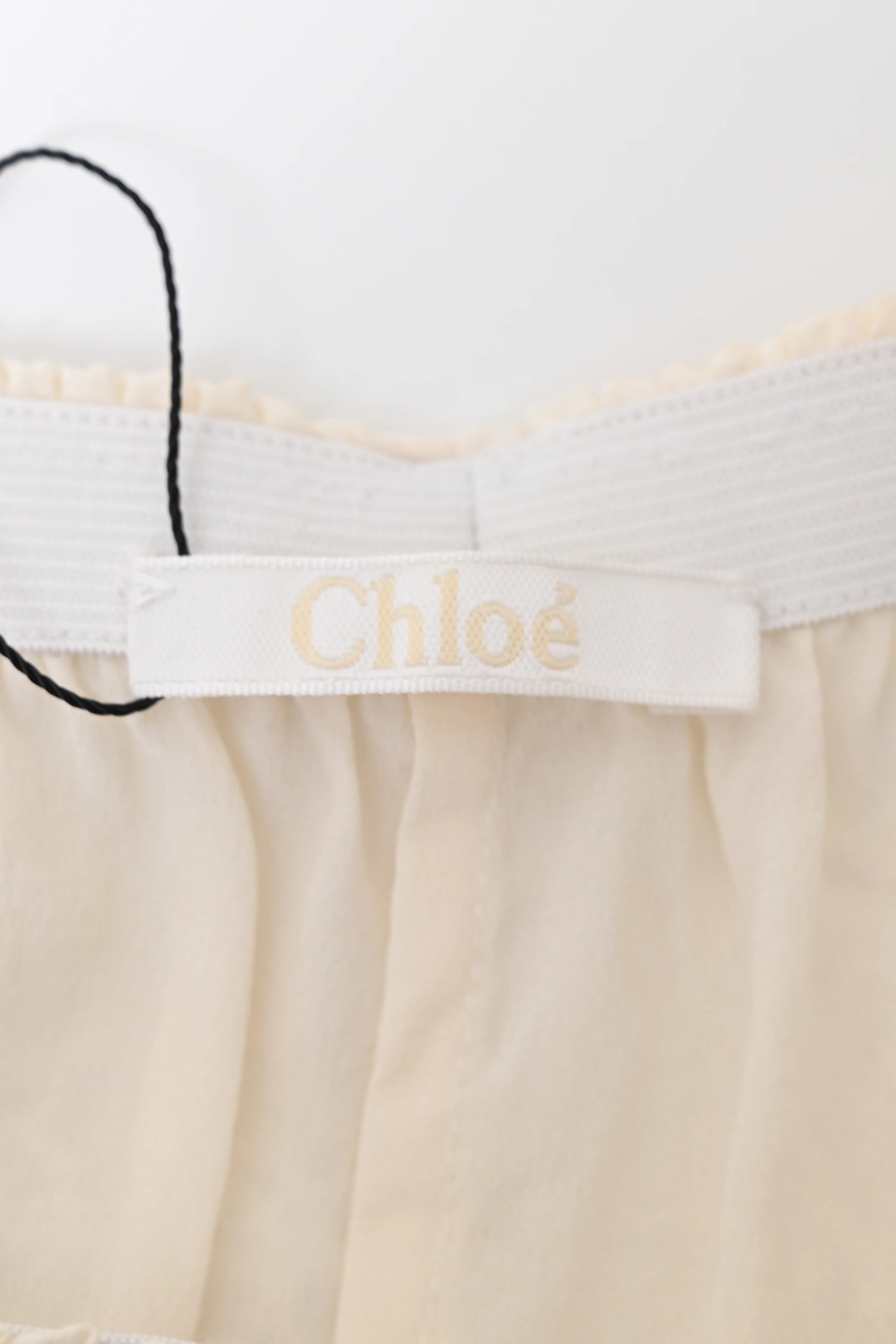 Women's Chloé Lace Pattern Mini Shorts in White Cotton - Image 7