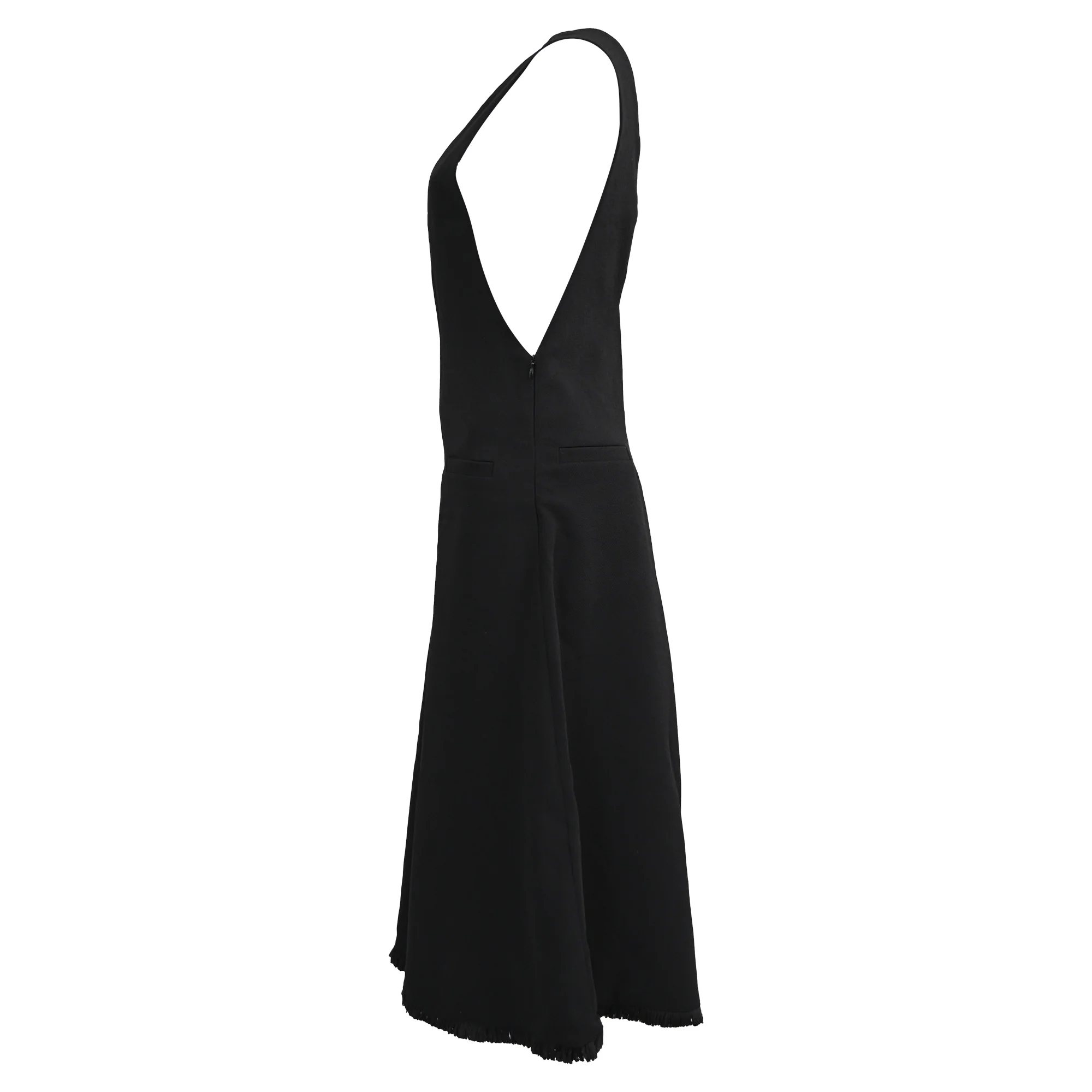 Women's Chloé V-neck Jumpsuit in Black Polyester - Image 2