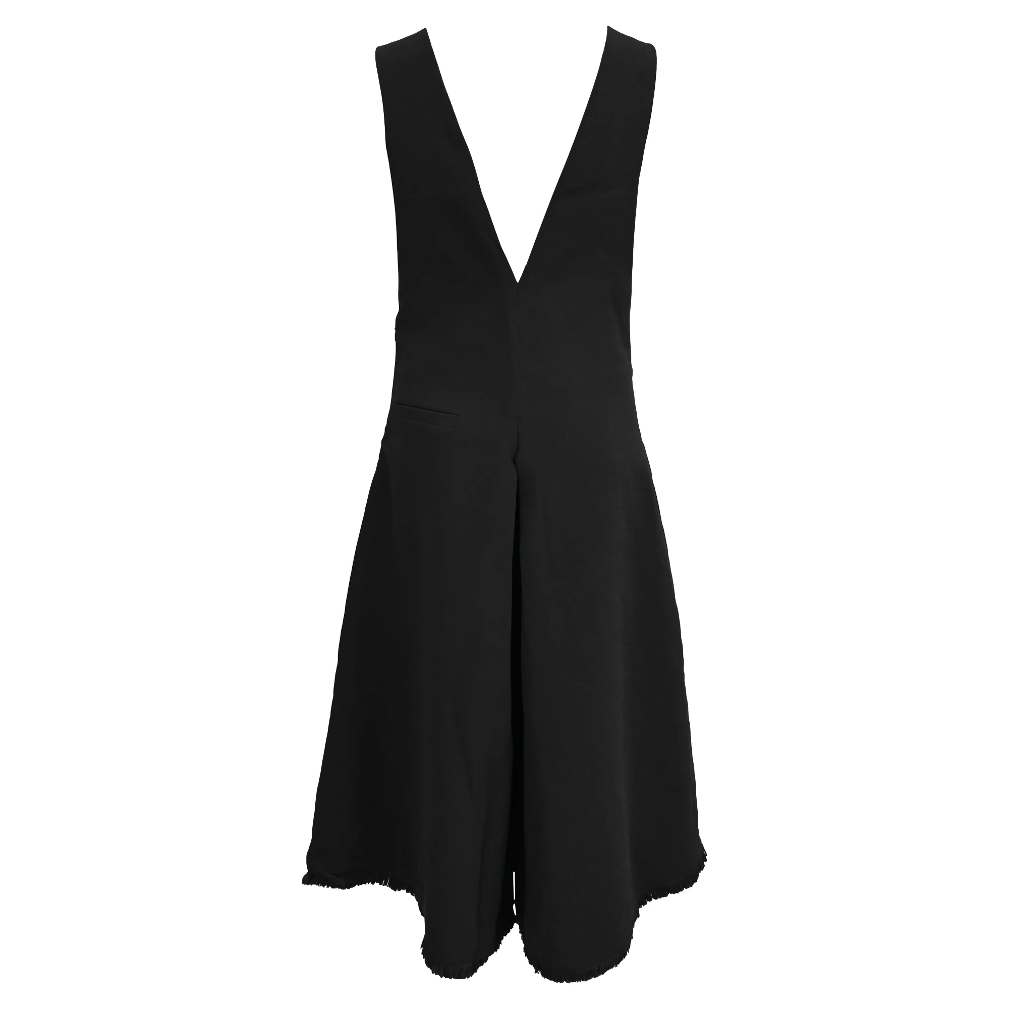 Women's Chloé V-neck Jumpsuit in Black Polyester - Image 3