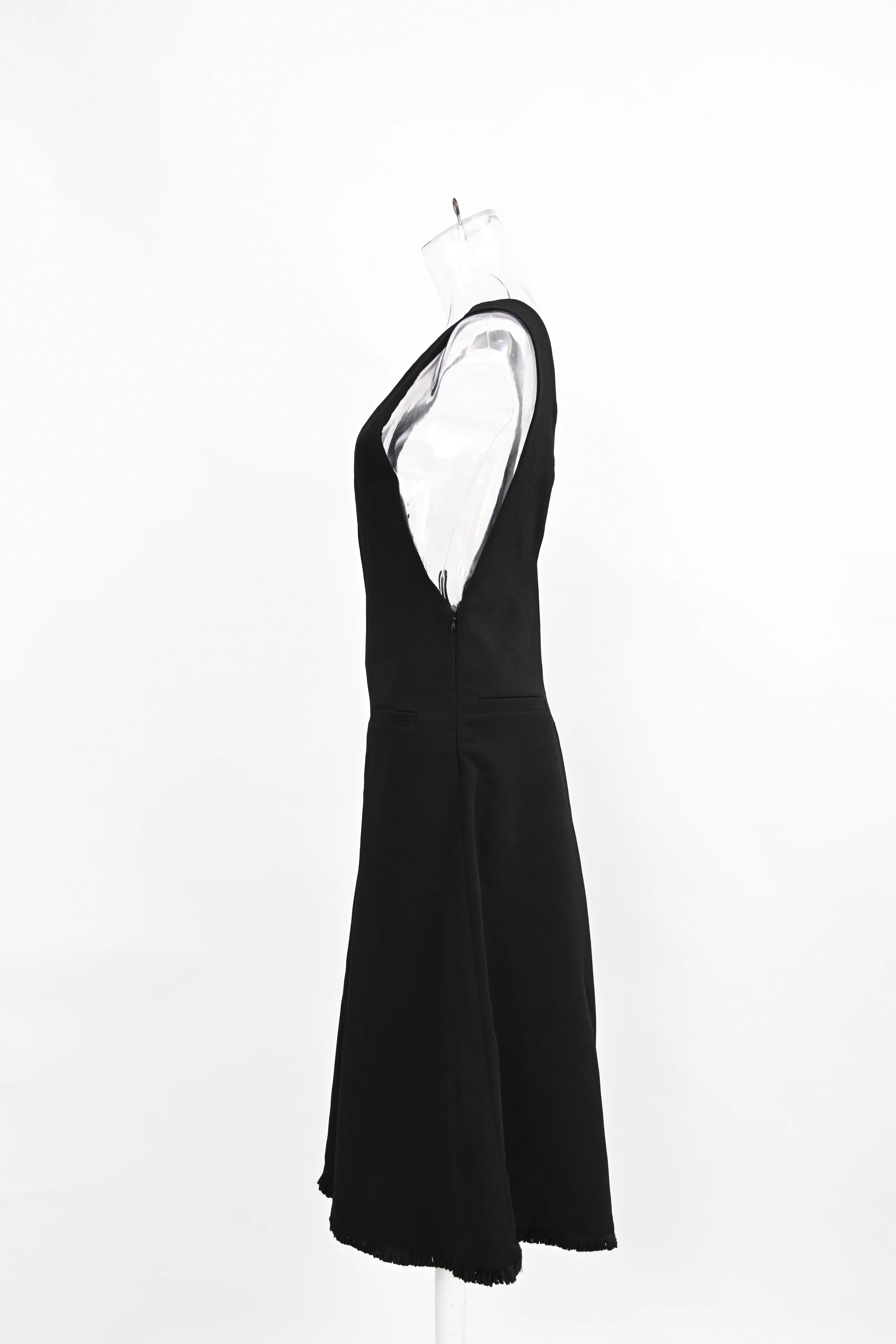 Women's Chloé V-neck Jumpsuit in Black Polyester - Image 7