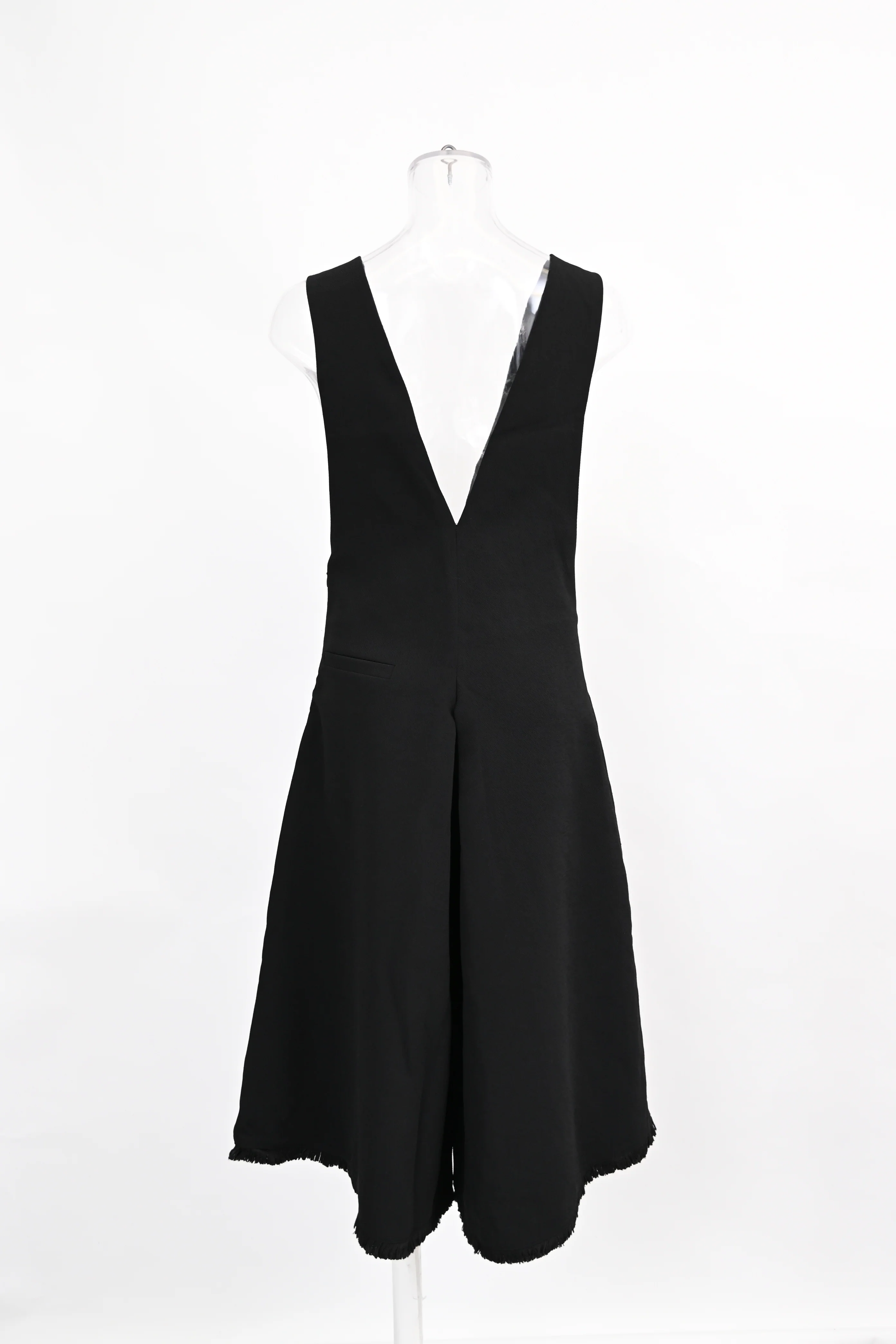 Women's Chloé V-neck Jumpsuit in Black Polyester - Image 8