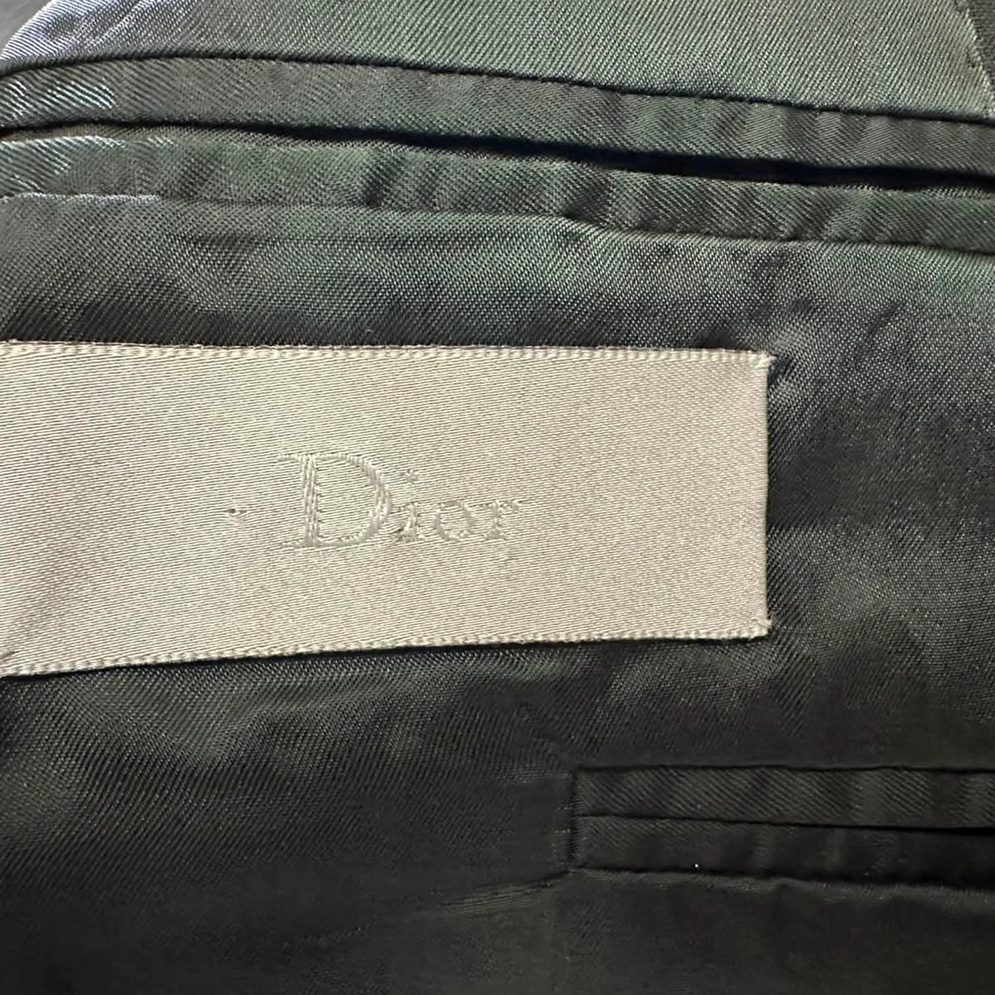 Men's Dior Single-Breasted Blazer in Black Wool - Image 6