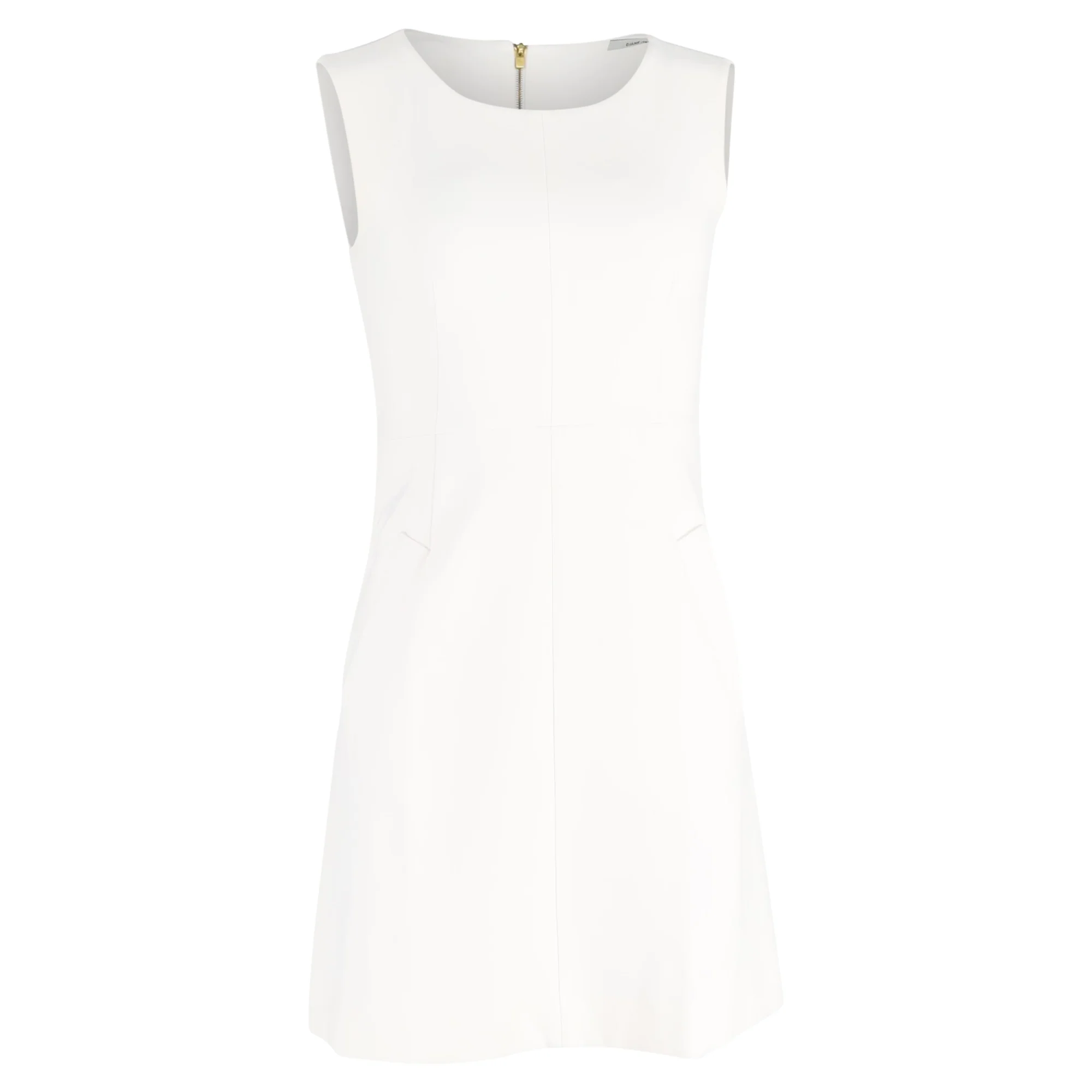 Women's Diane von Furstenberg Citra Sleeveless Mini Dress in White Viscose