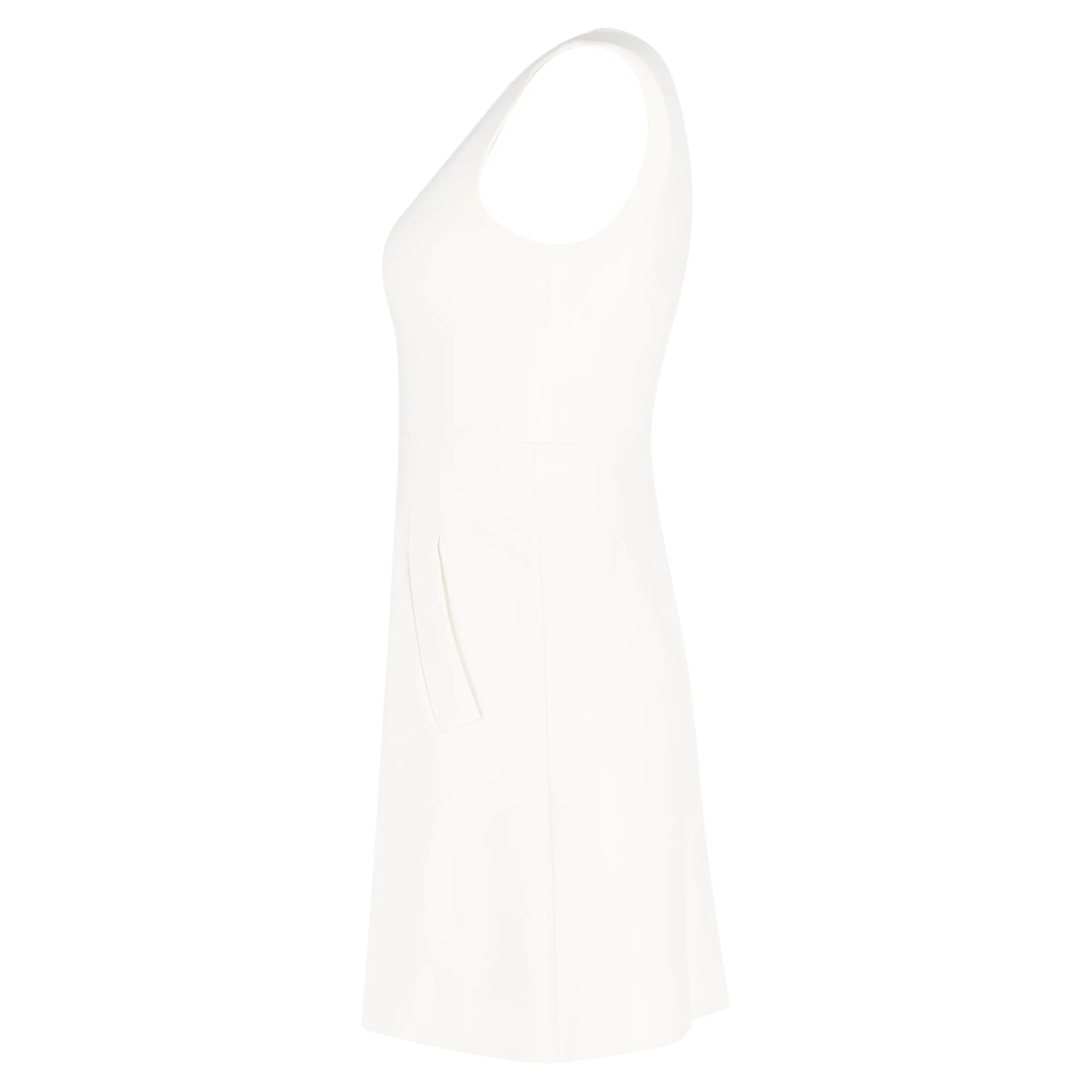 Women's Diane von Furstenberg Citra Sleeveless Mini Dress in White Viscose - Image 2