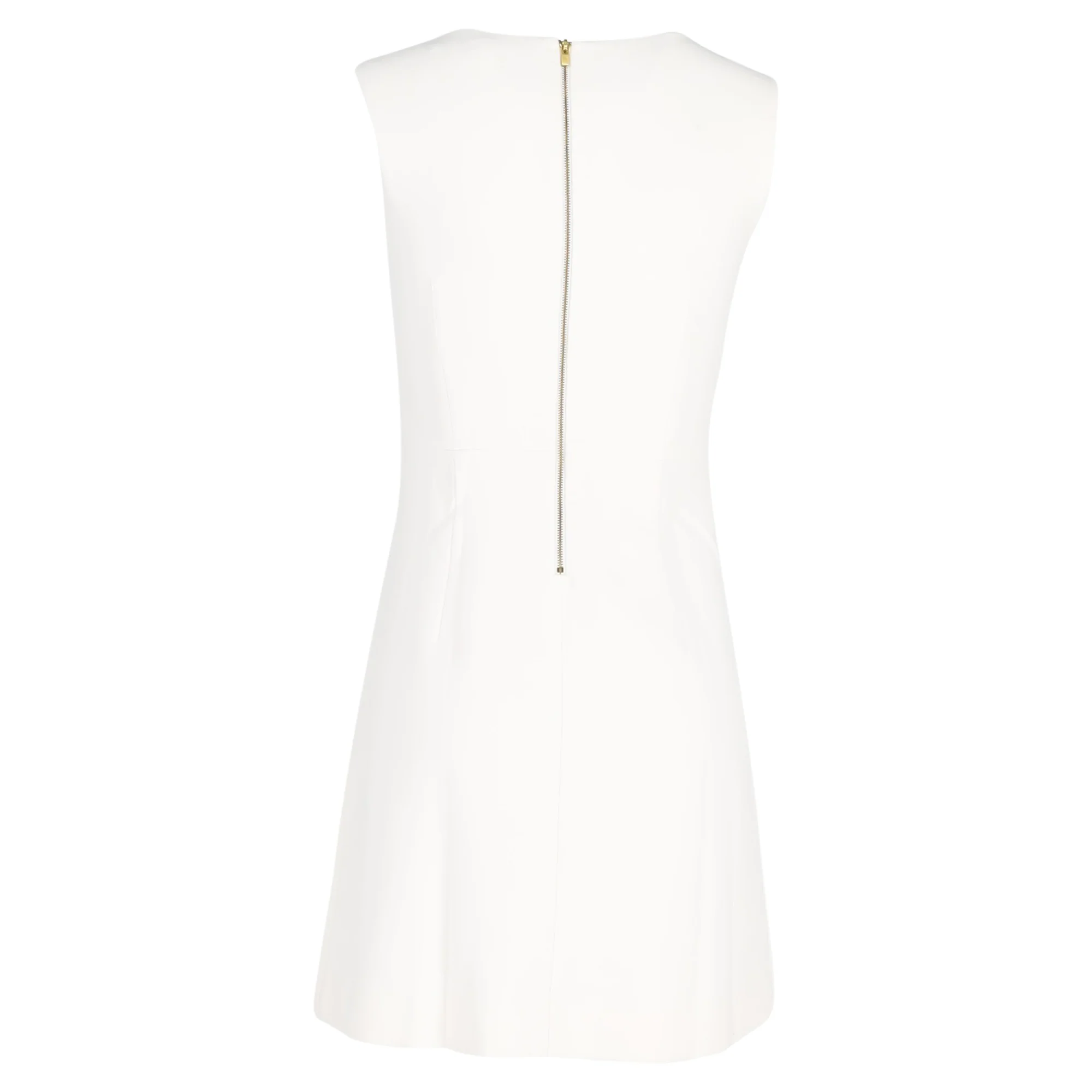 Women's Diane von Furstenberg Citra Sleeveless Mini Dress in White Viscose - Image 3