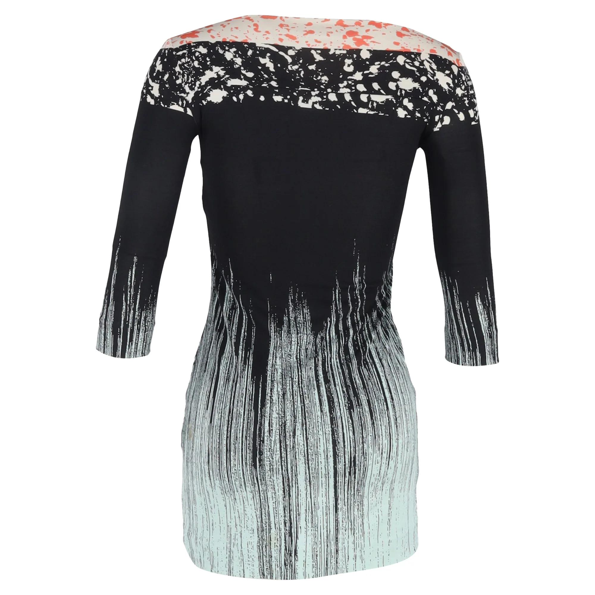 Women's Diane Von Furstenberg Ruri Rockscape Printed Dress in Multicolor Silk - Image 3