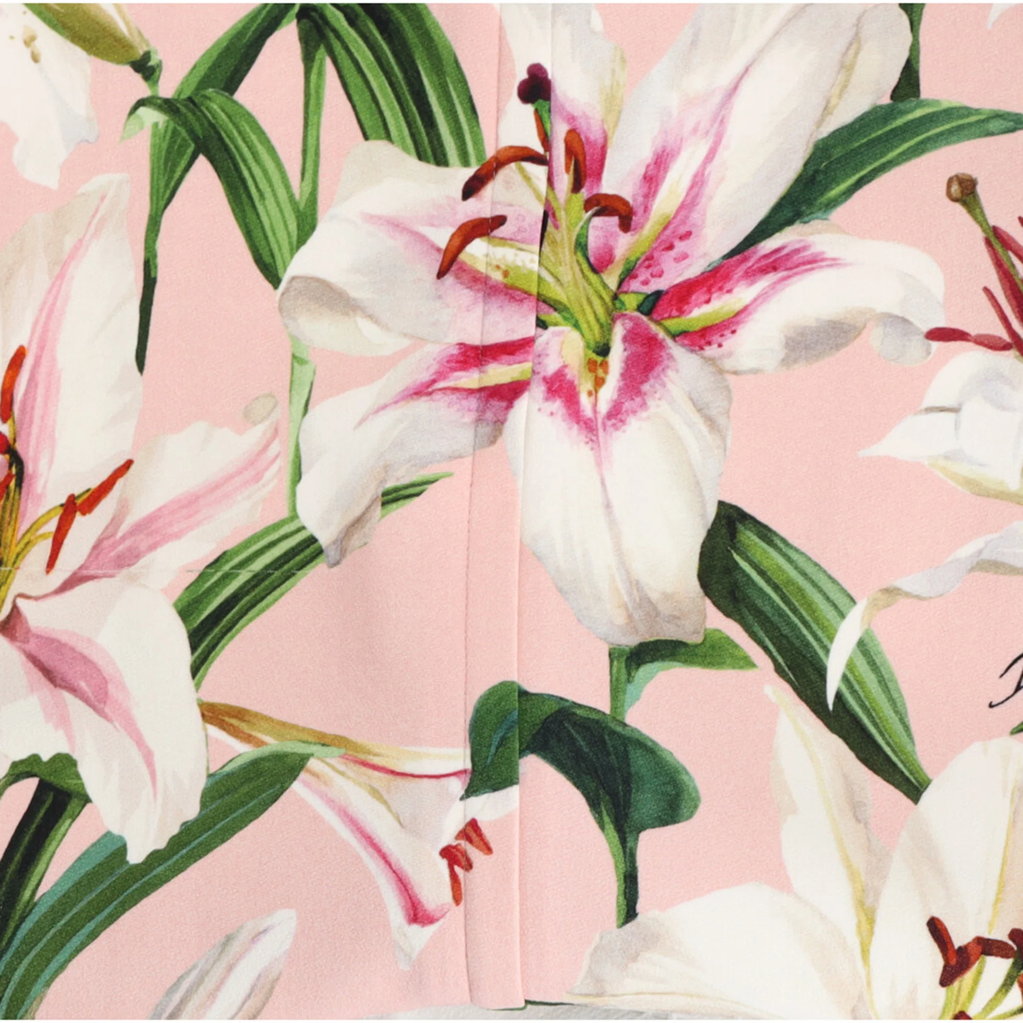 Women's Dolce & Gabbana Floral Print Blouse in Pink Viscose - Image 6