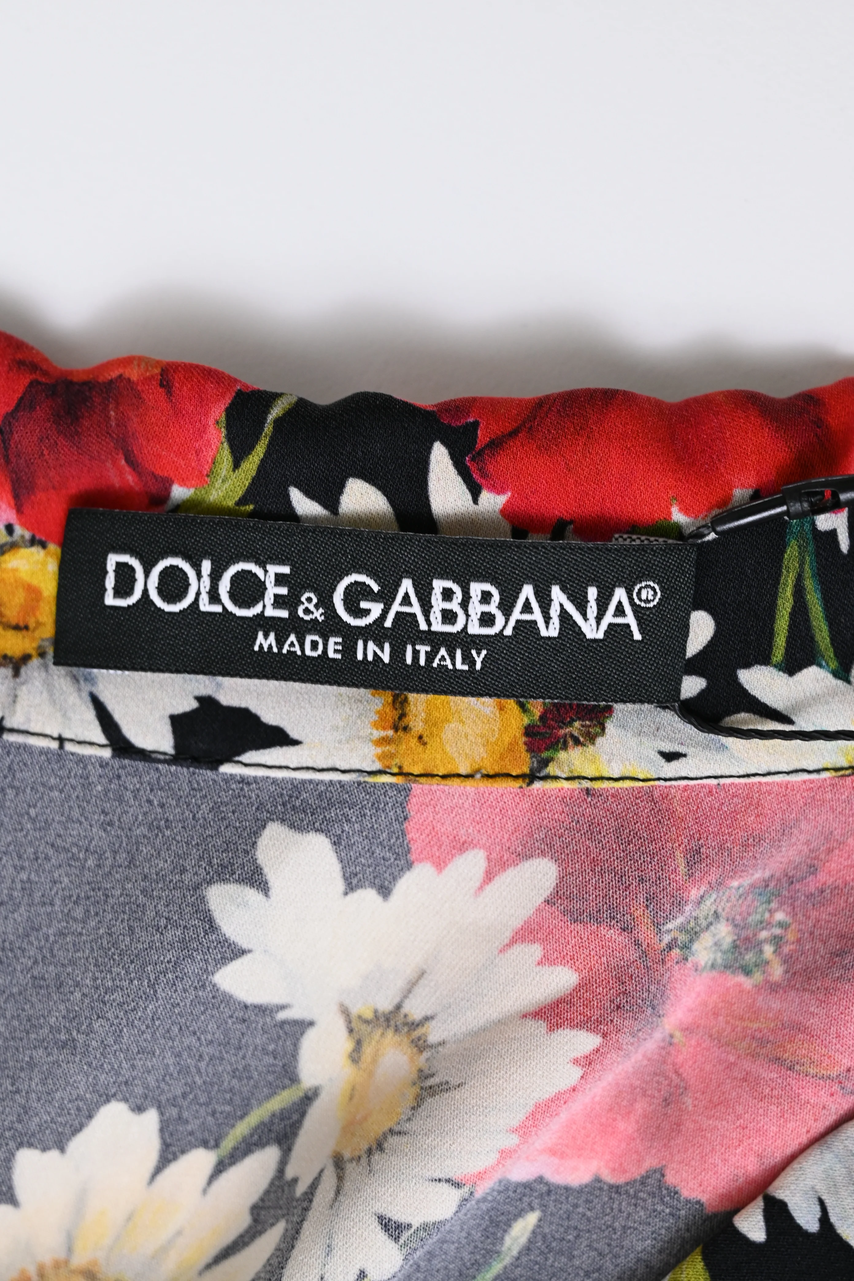 Women's Dolce & Gabbana Pyjama Shirt in Floral Print Silk - Image 9