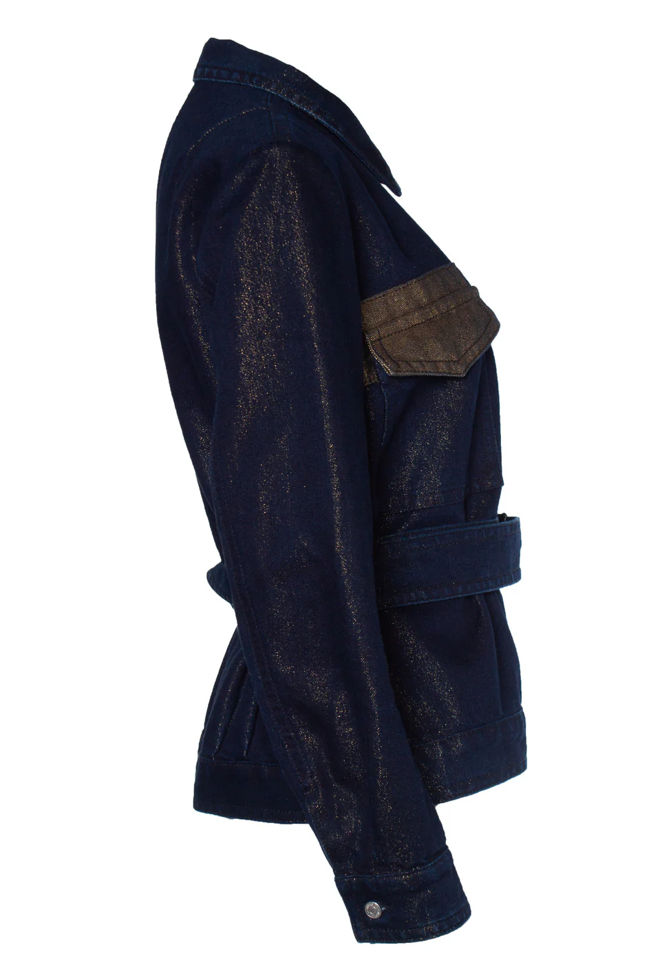 Women's Dries van Noten Denim lurex jacket - Image 4