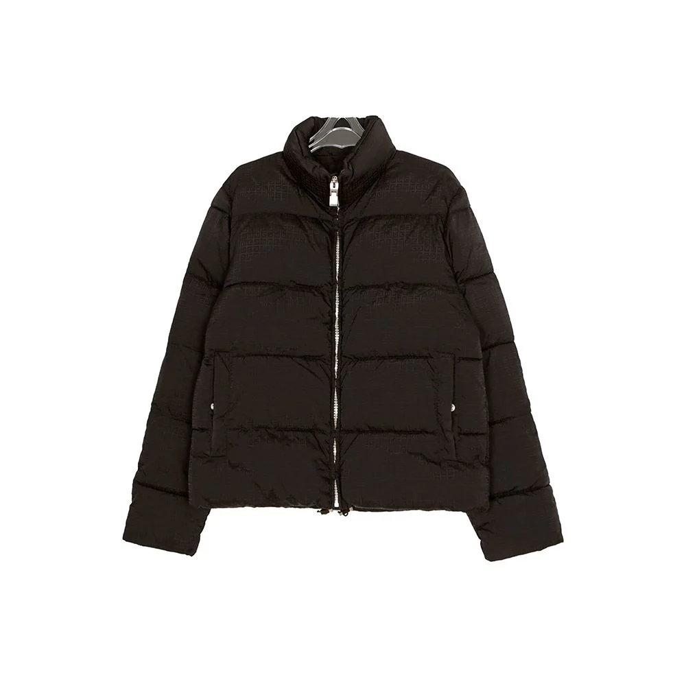 Men's Size Motif Zip-up Padding