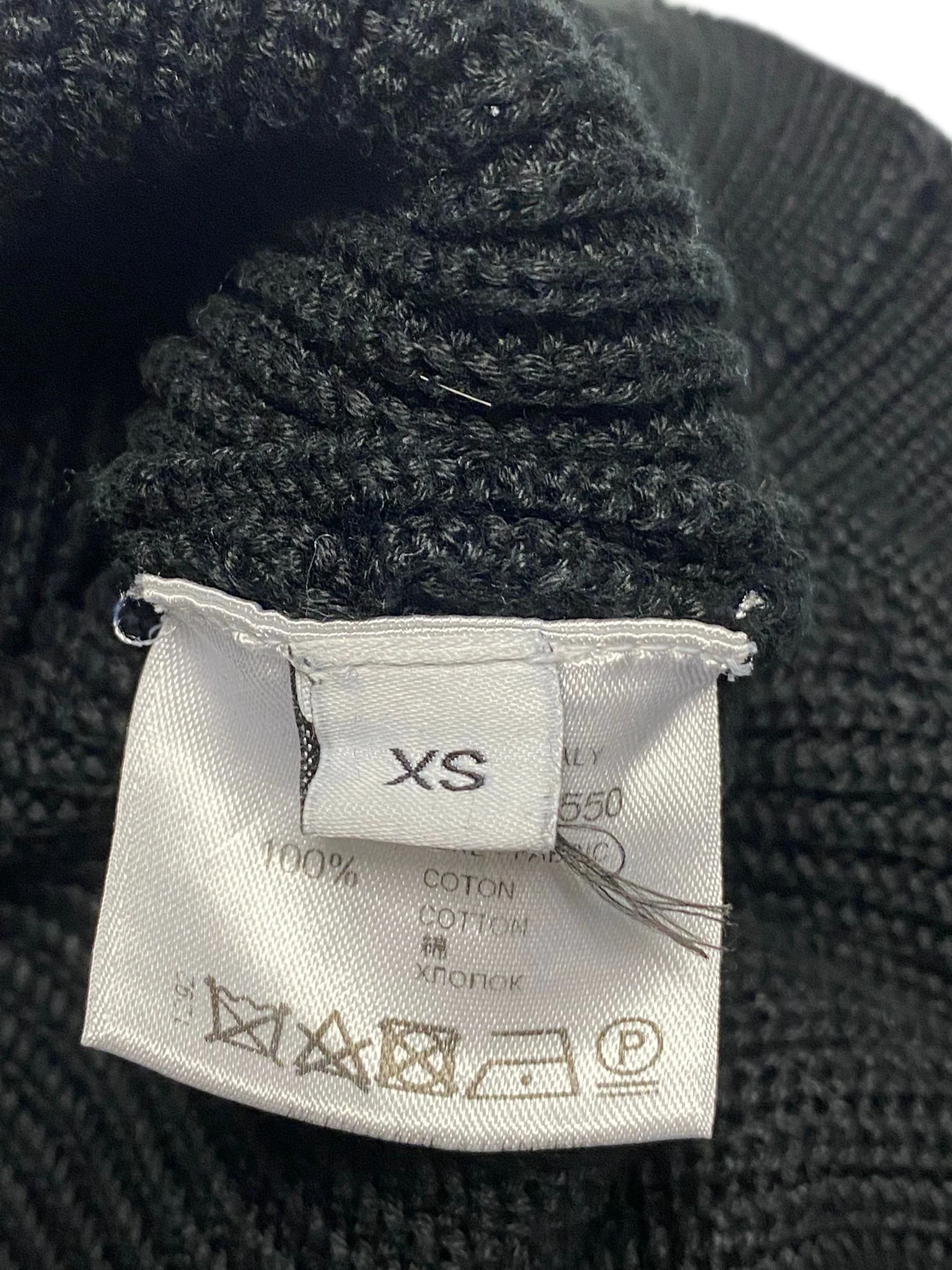 Women's Givenchy Cropped Sweater in Black Cotton - Image 8