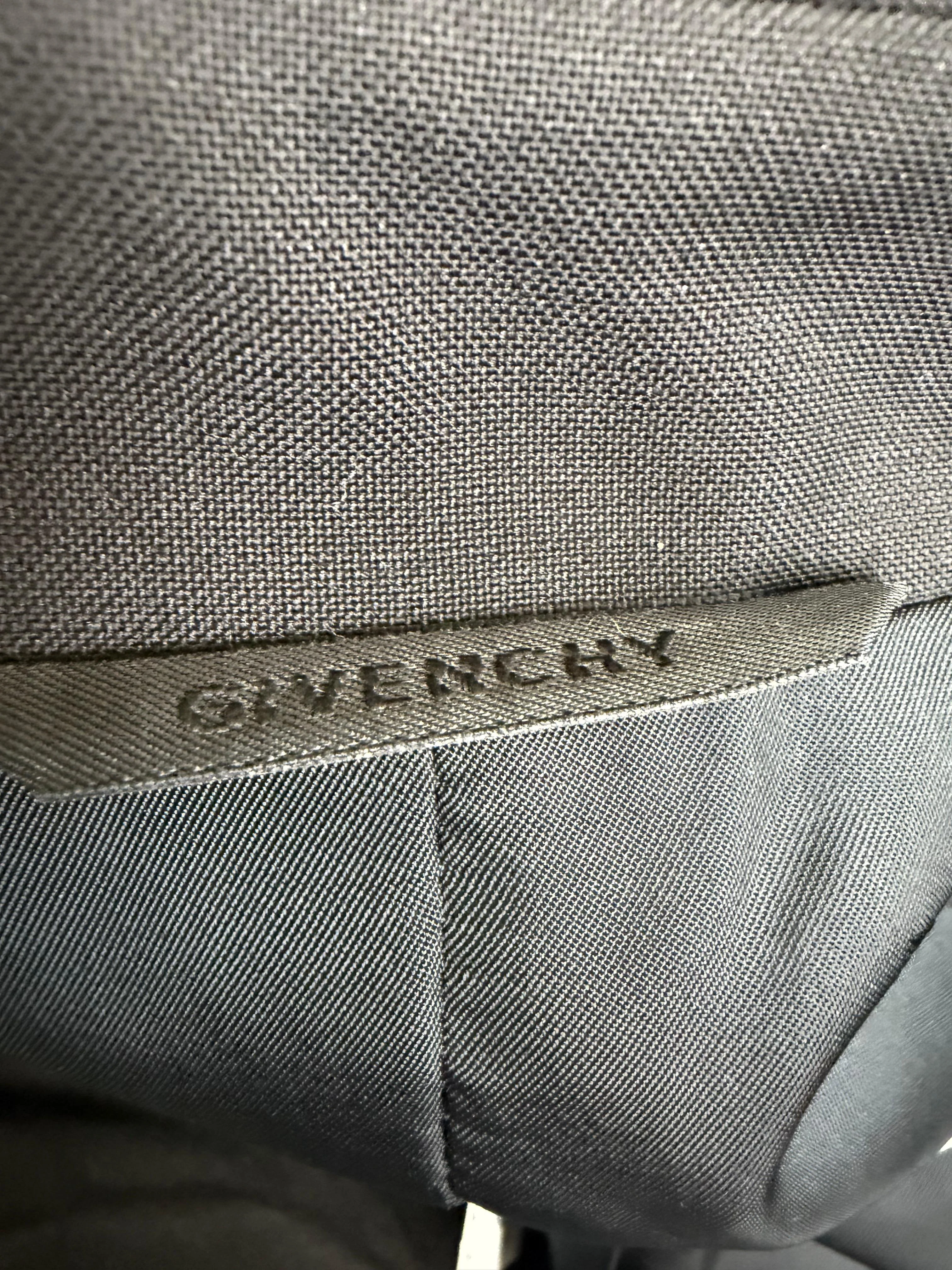 Women's Givenchy Cut-Out Tailored Coat in Black Wool - Image 10