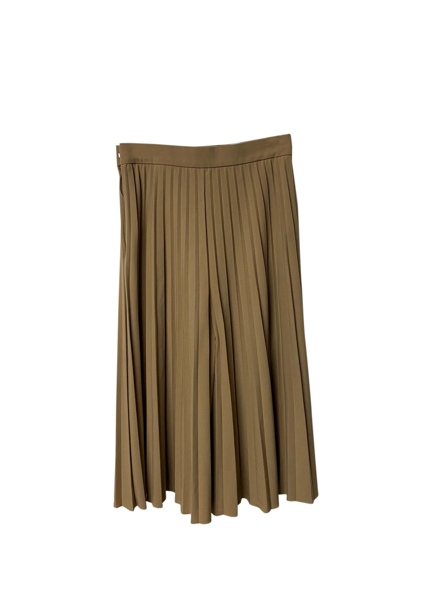 Women's Givenchy Pleated Palazzo Pants in Beige Polyester - Image 5