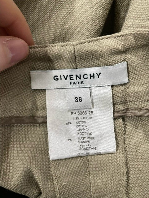 Women's Givenchy Straight Leg Trousers in Beige Cotton - Image 6