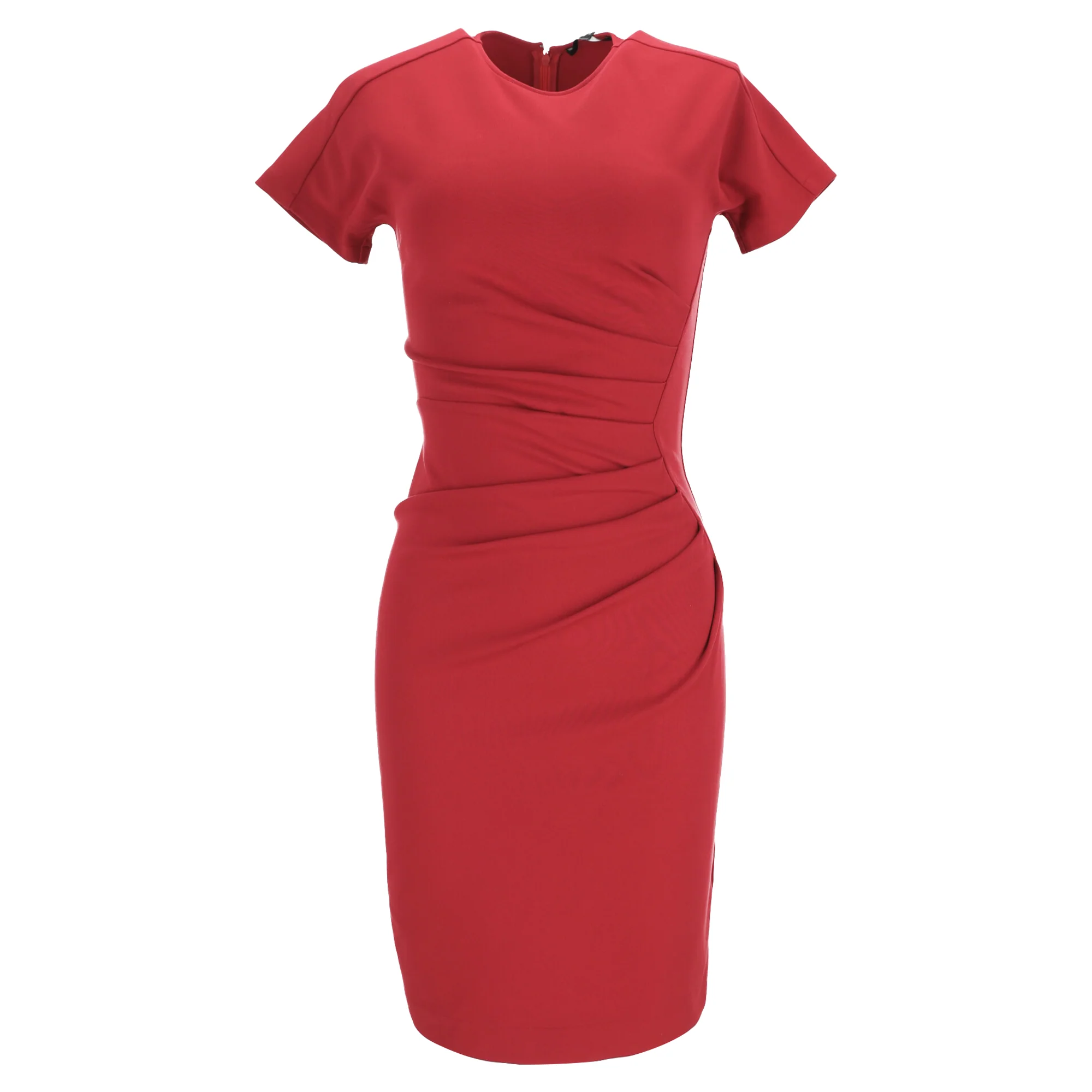 Women's Gucci Draped Dress in Red Viscose