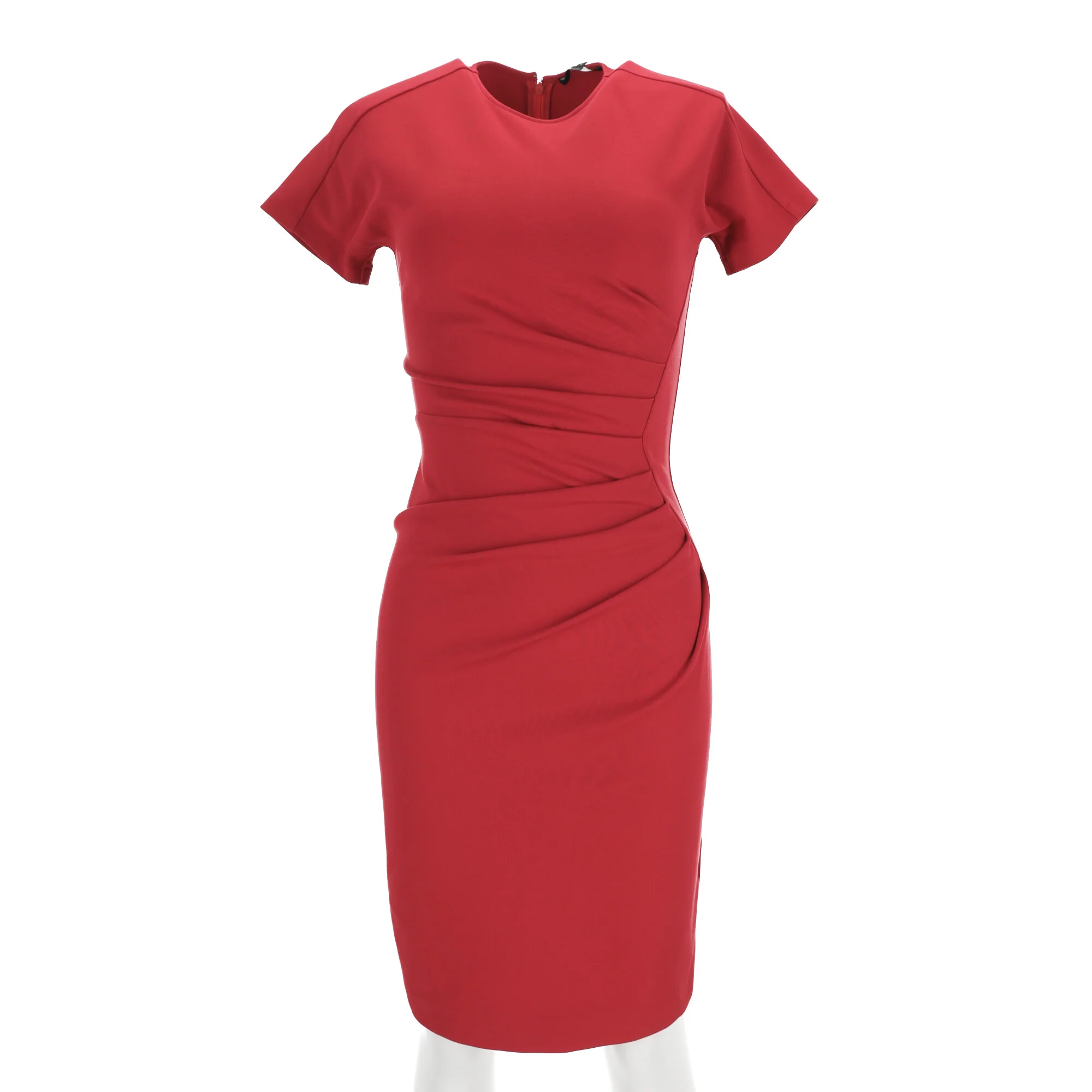 Women's Gucci Draped Dress in Red Viscose - Image 9