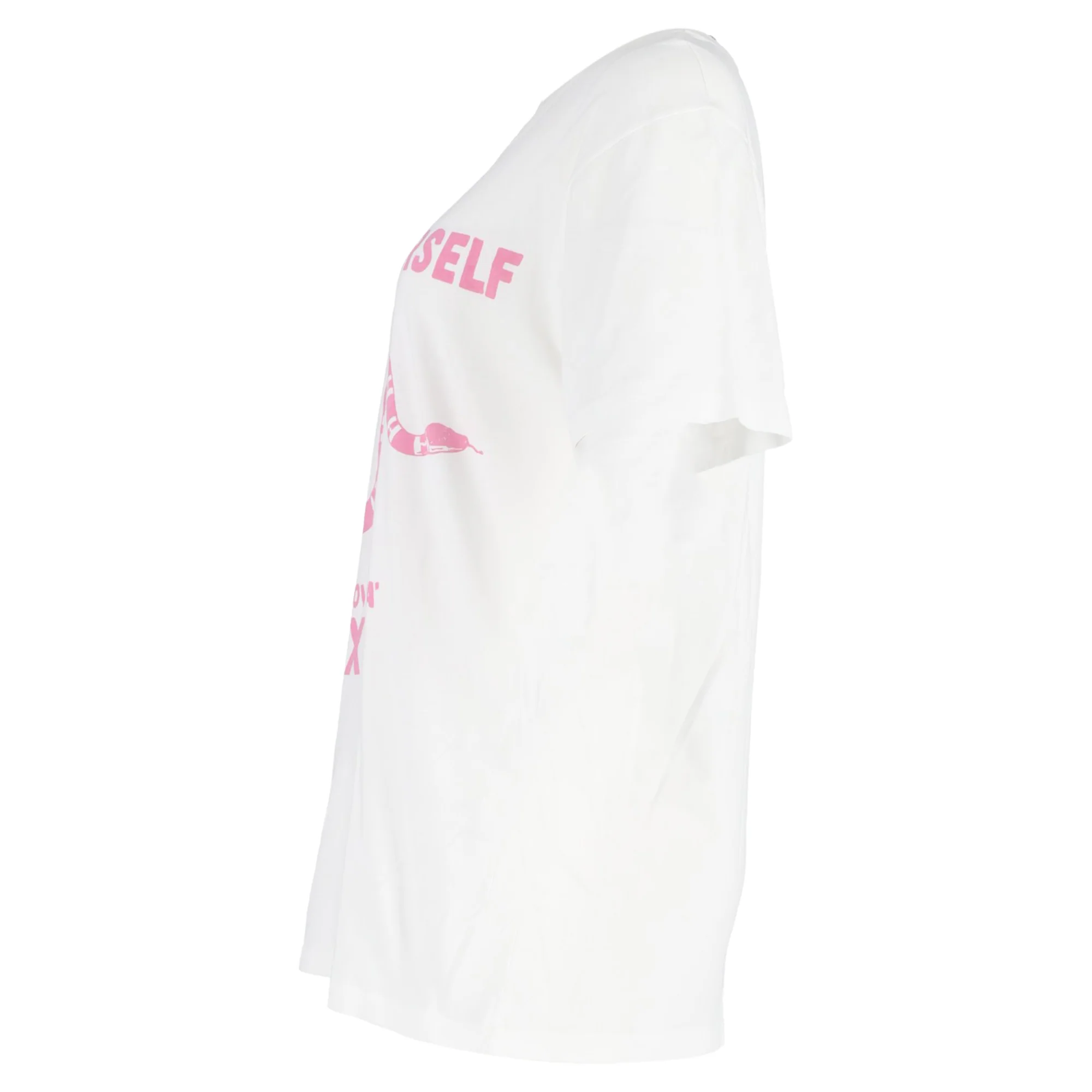 Women's Gucci Guccify Yourself T-Shirt in White Cotton - Image 2