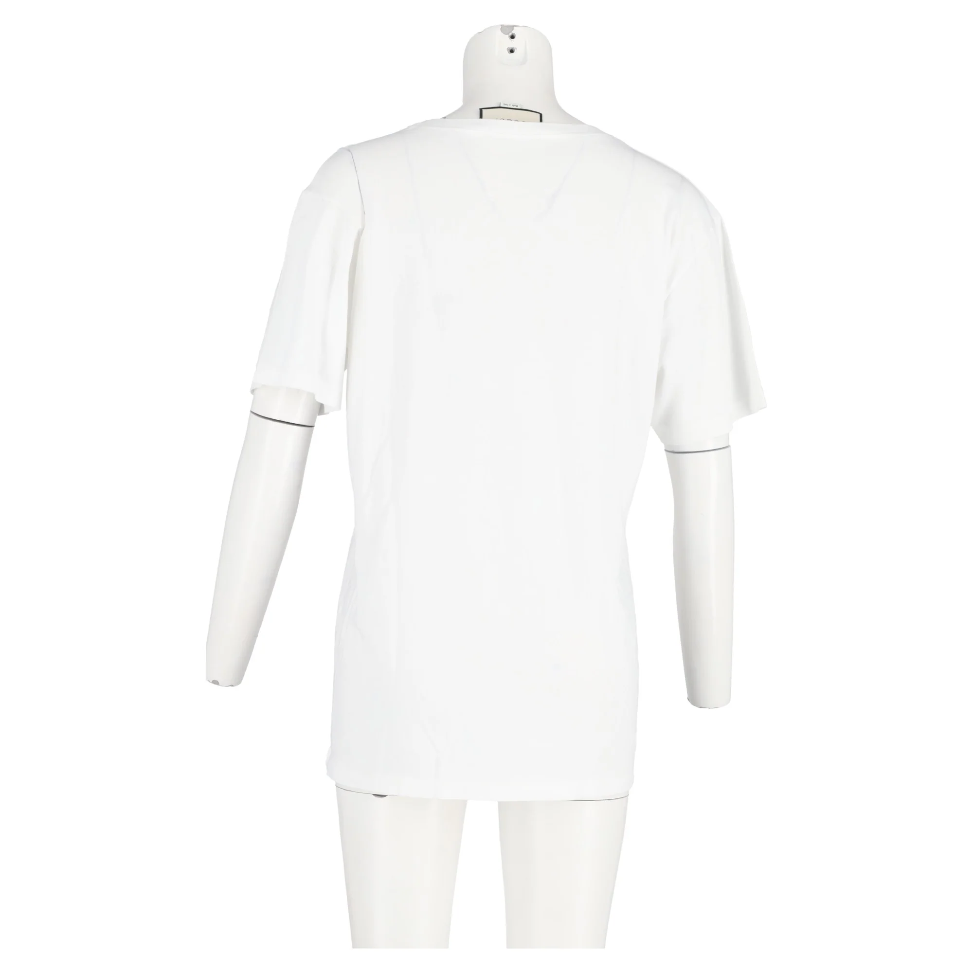 Women's Gucci Guccify Yourself T-Shirt in White Cotton - Image 6