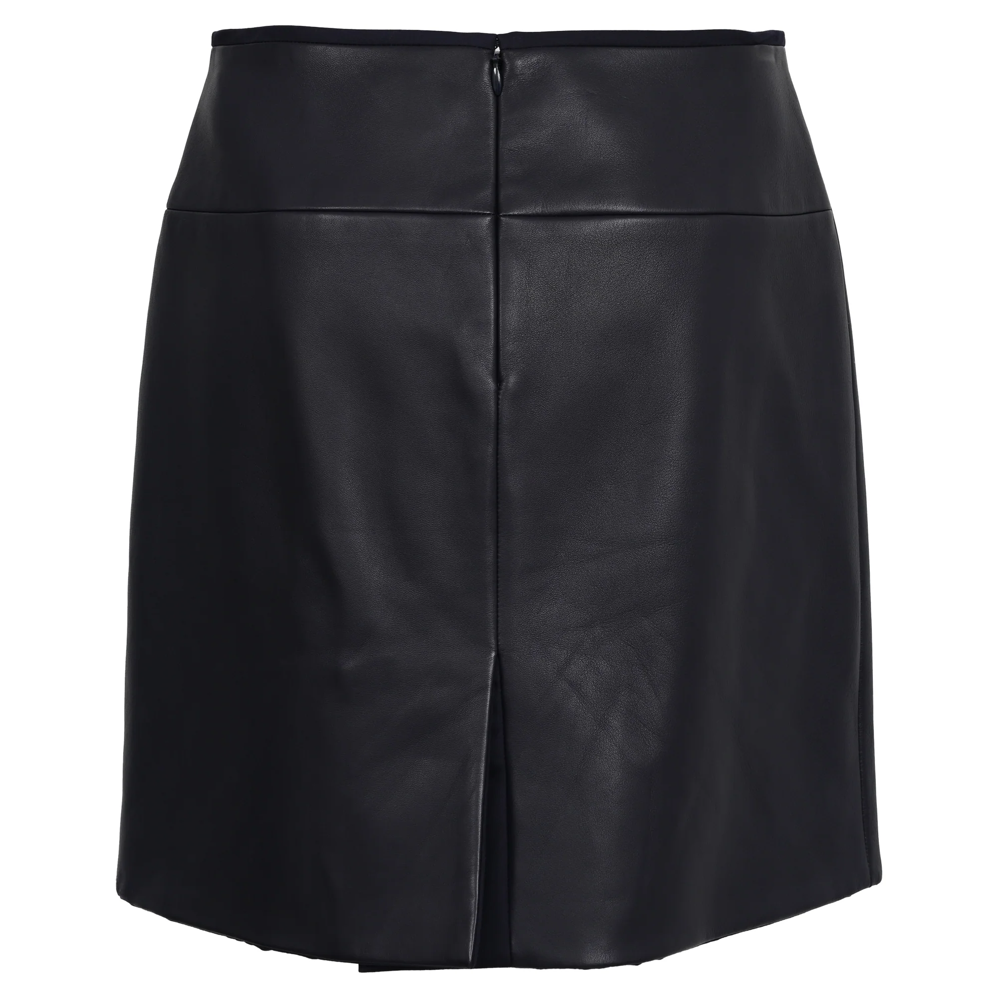 Women's Hermès Mini Skirt in Black Leather - Image 3
