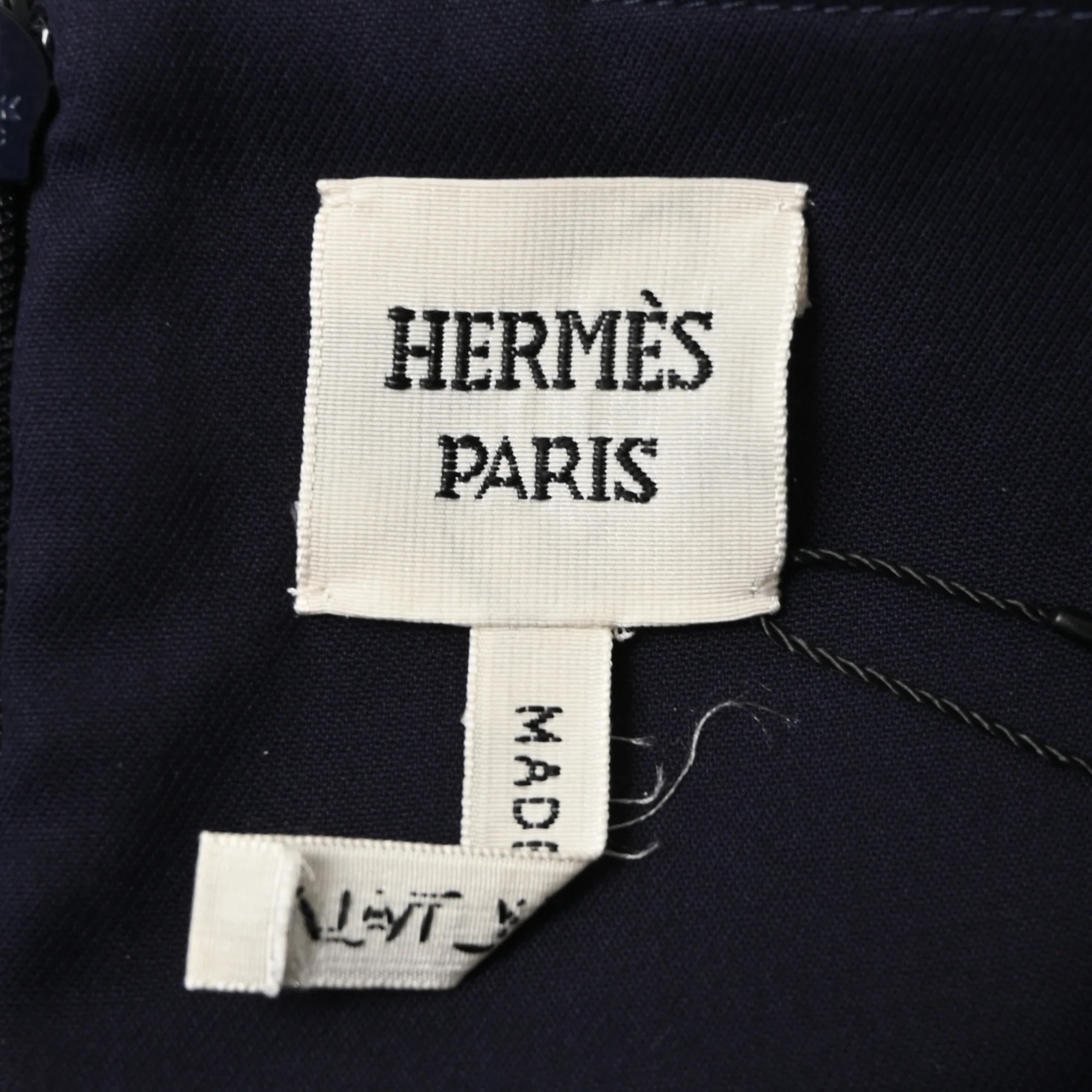 Women's Hermès Mini Skirt in Black Leather - Image 4