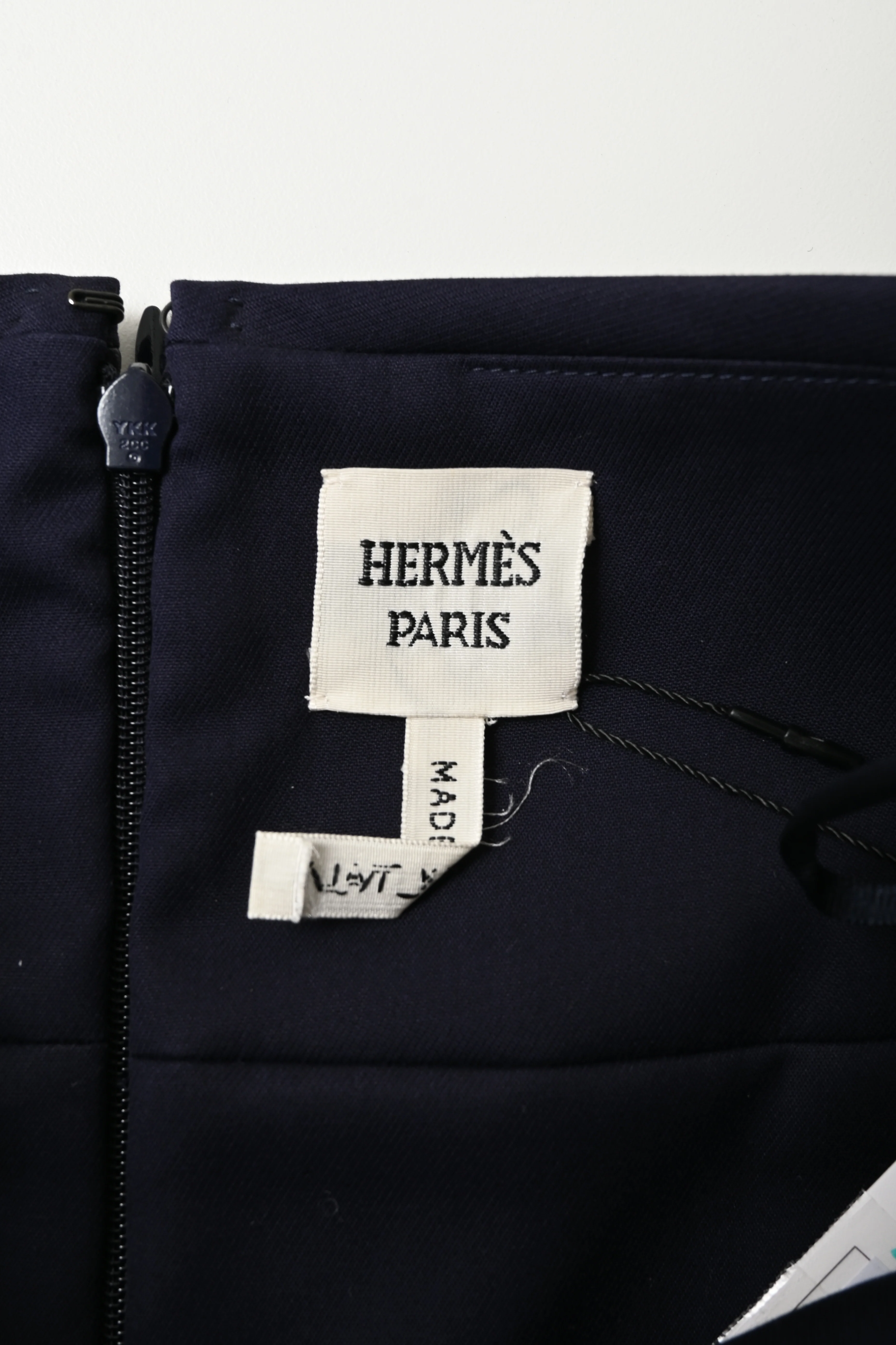 Women's Hermès Mini Skirt in Black Leather - Image 8