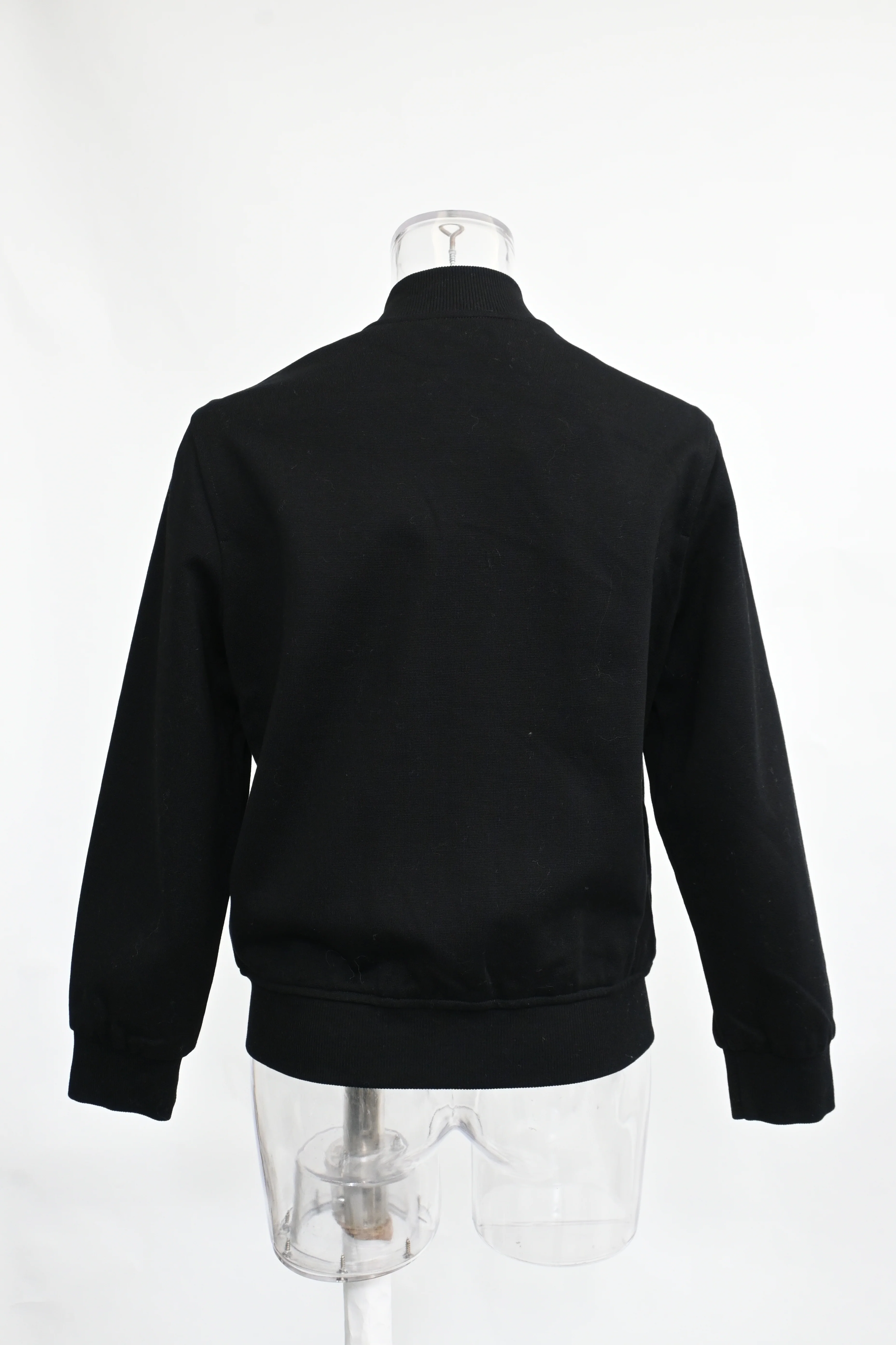 Women's Hermès Zip-Up Bomber Jacket in Black Cotton - Image 8