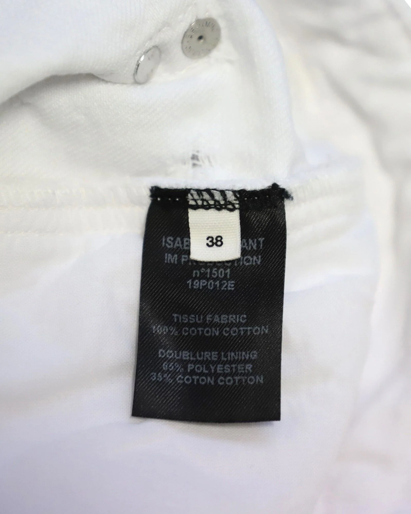 Women's Isabel Marant Etoile Distressed Bermuda Shorts in White Cotton Denim - Image 4