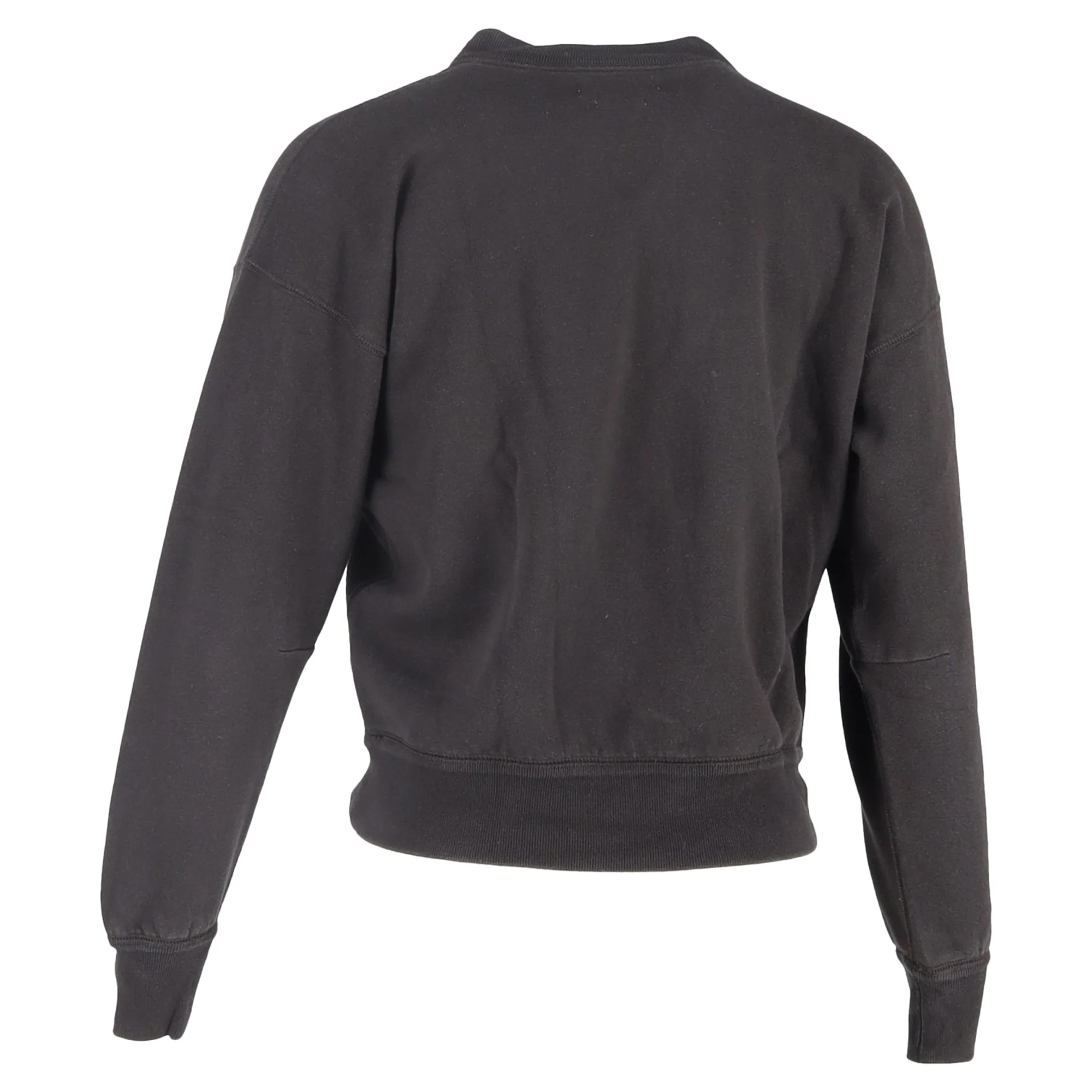 Women's Isabel Marant Etoile Logo-Print Sweater in Black Cotton - Image 3