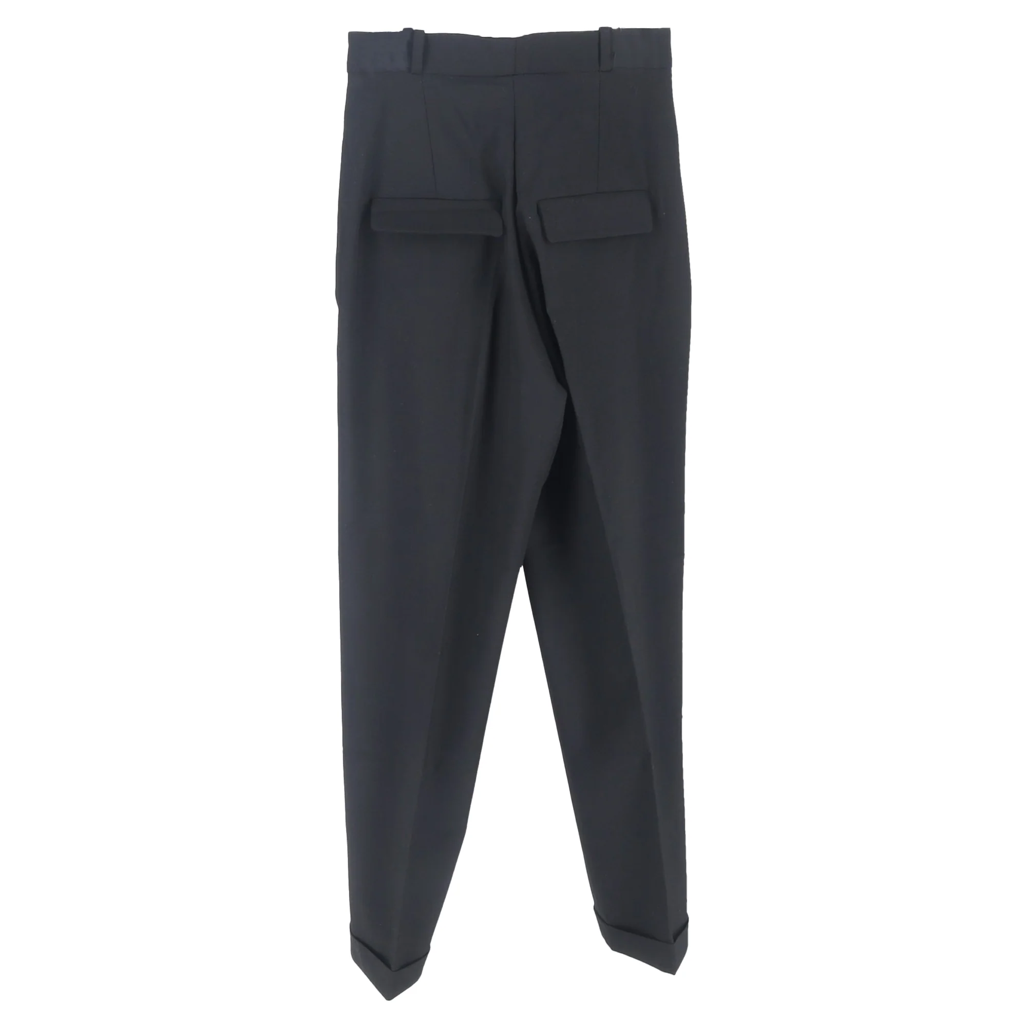 Women's Jacquemus La Bomba Straight-Leg Trousers in Black Cotton - Image 2