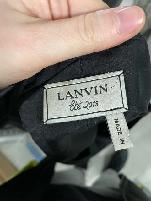 Women's Lanvin Shorts in Black Cotton - Image 6