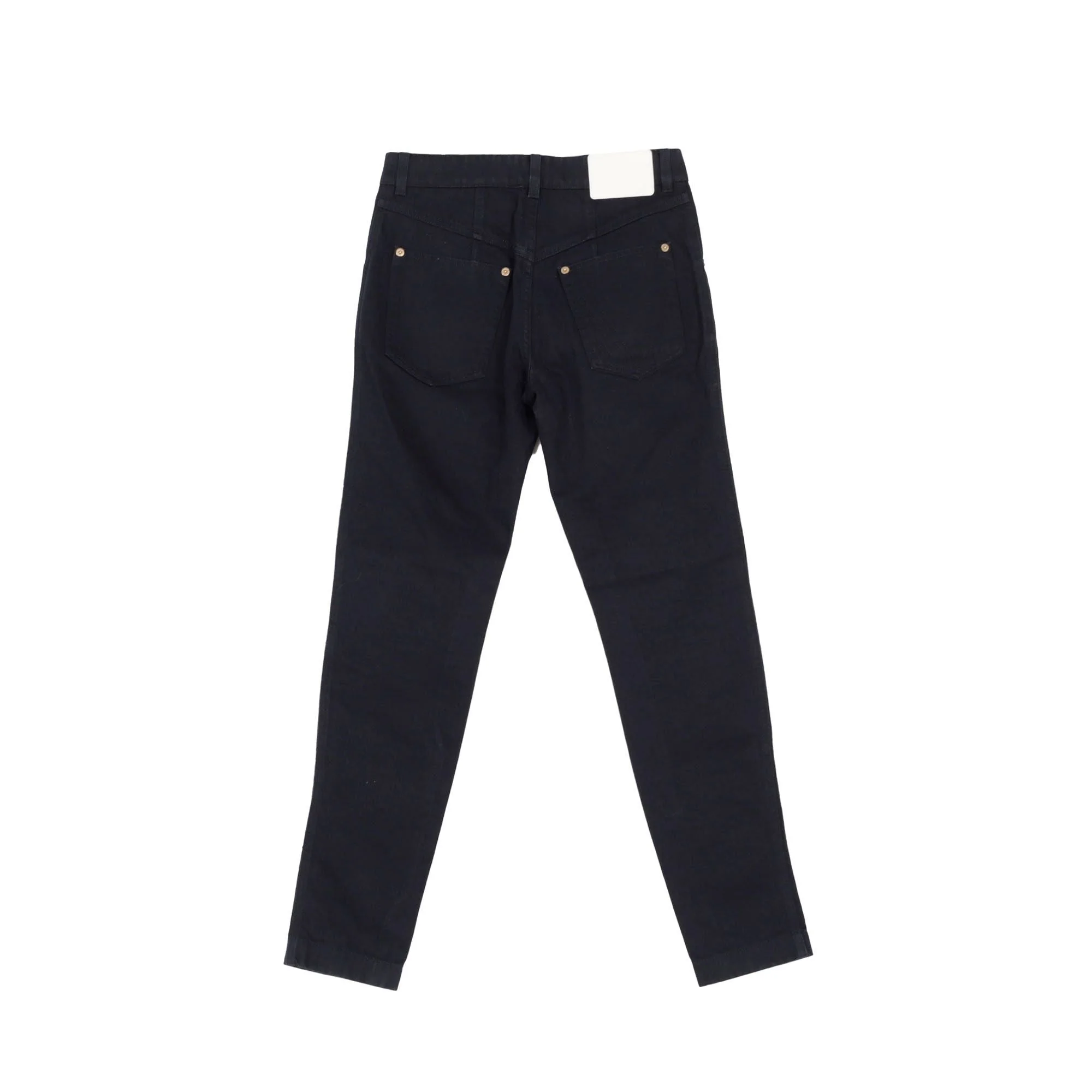 Women's Monogram Pocket Denim Pants - Image 2